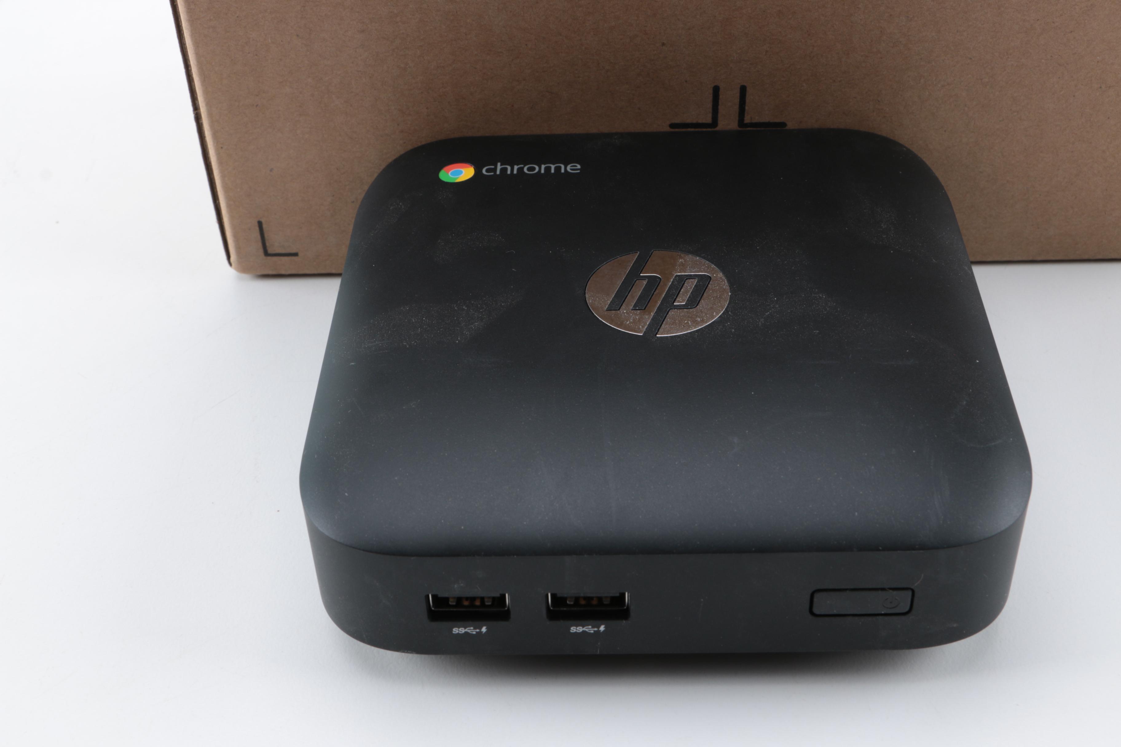 HP Chromebox with Logitech Wireless Multimedia Keyboard