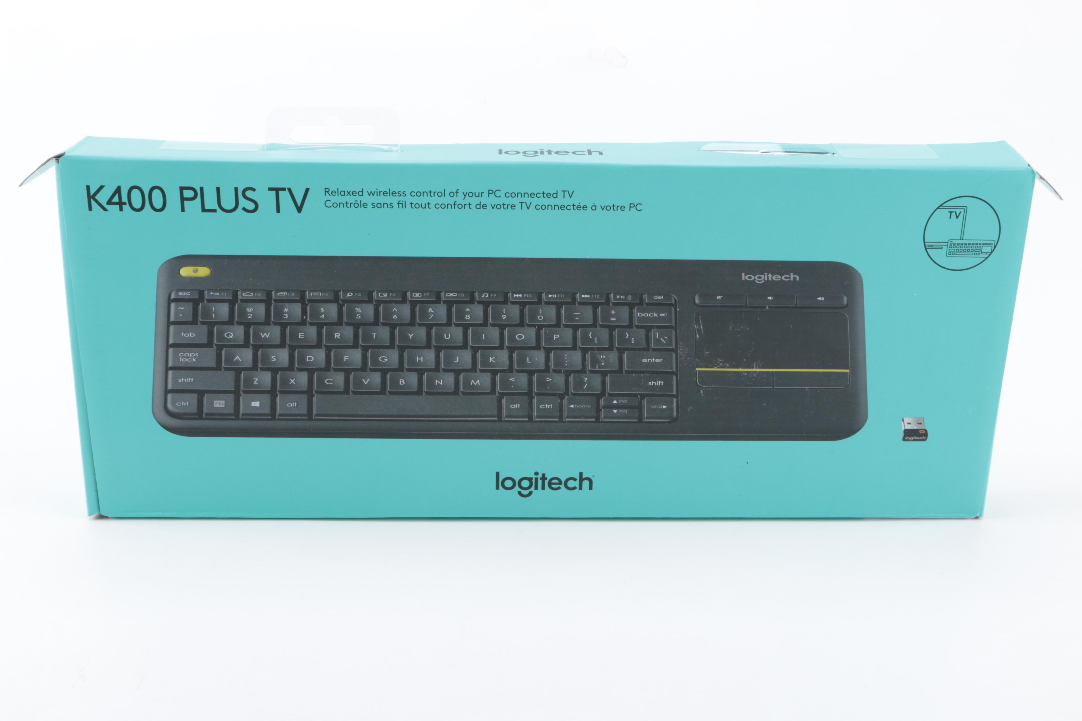 HP Chromebox with Logitech Wireless Multimedia Keyboard