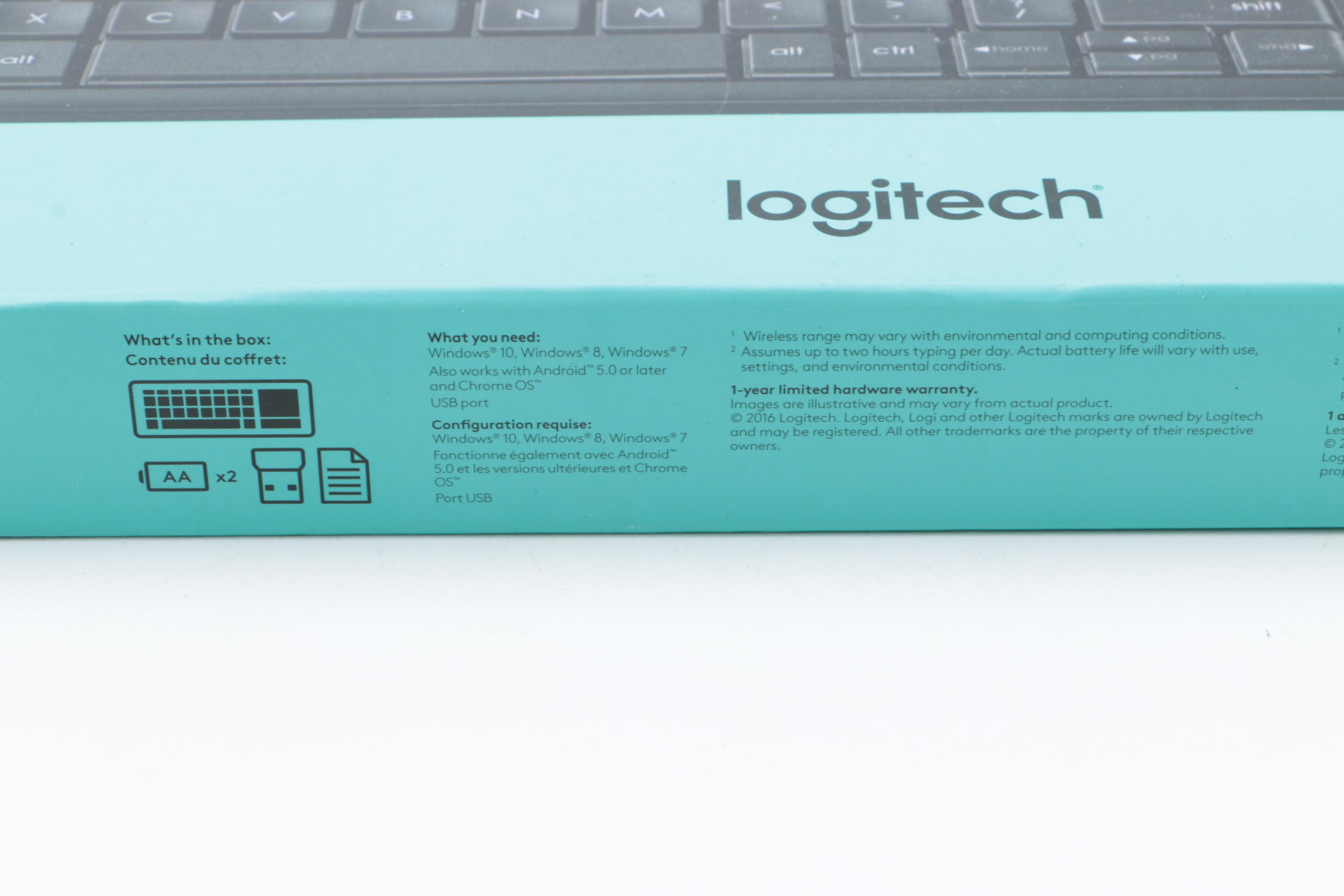 HP Chromebox with Logitech Wireless Multimedia Keyboard