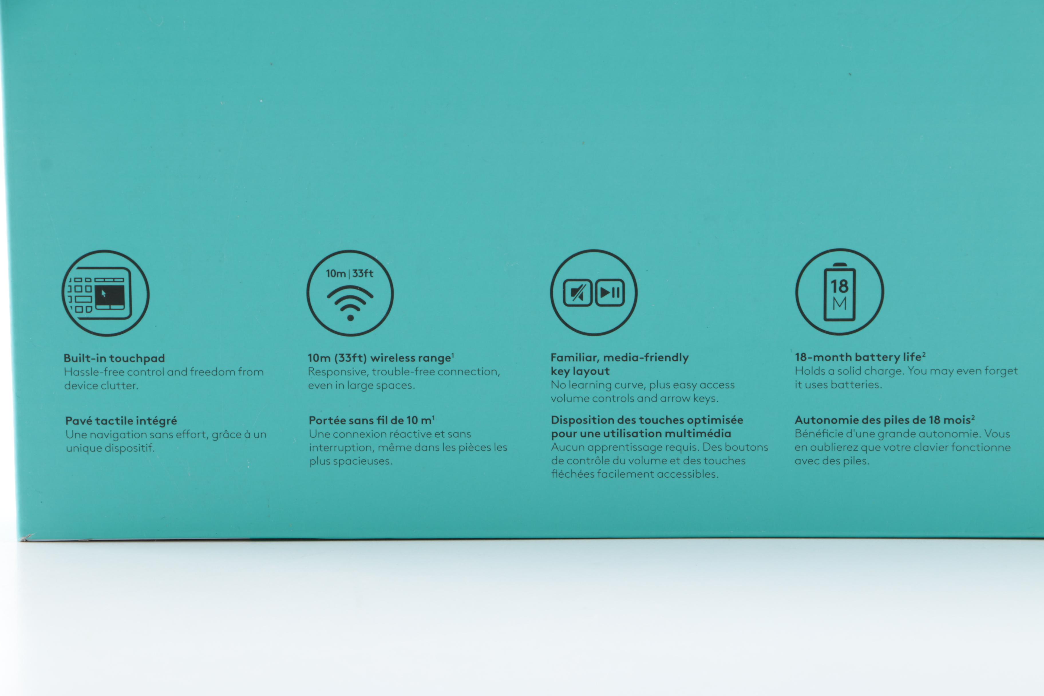 HP Chromebox with Logitech Wireless Multimedia Keyboard