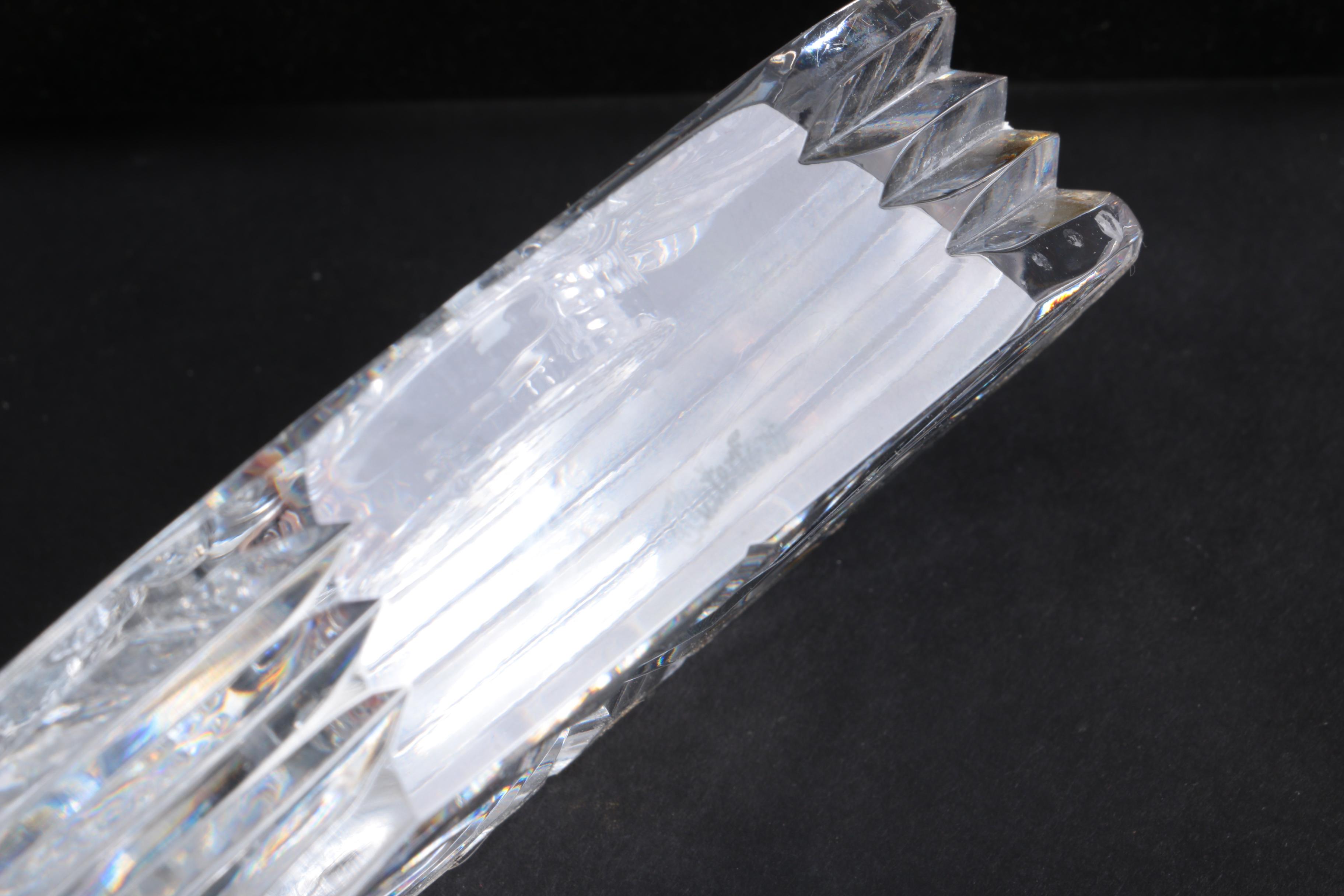 Waterford Crystal Oval Mantel Clock EBTH