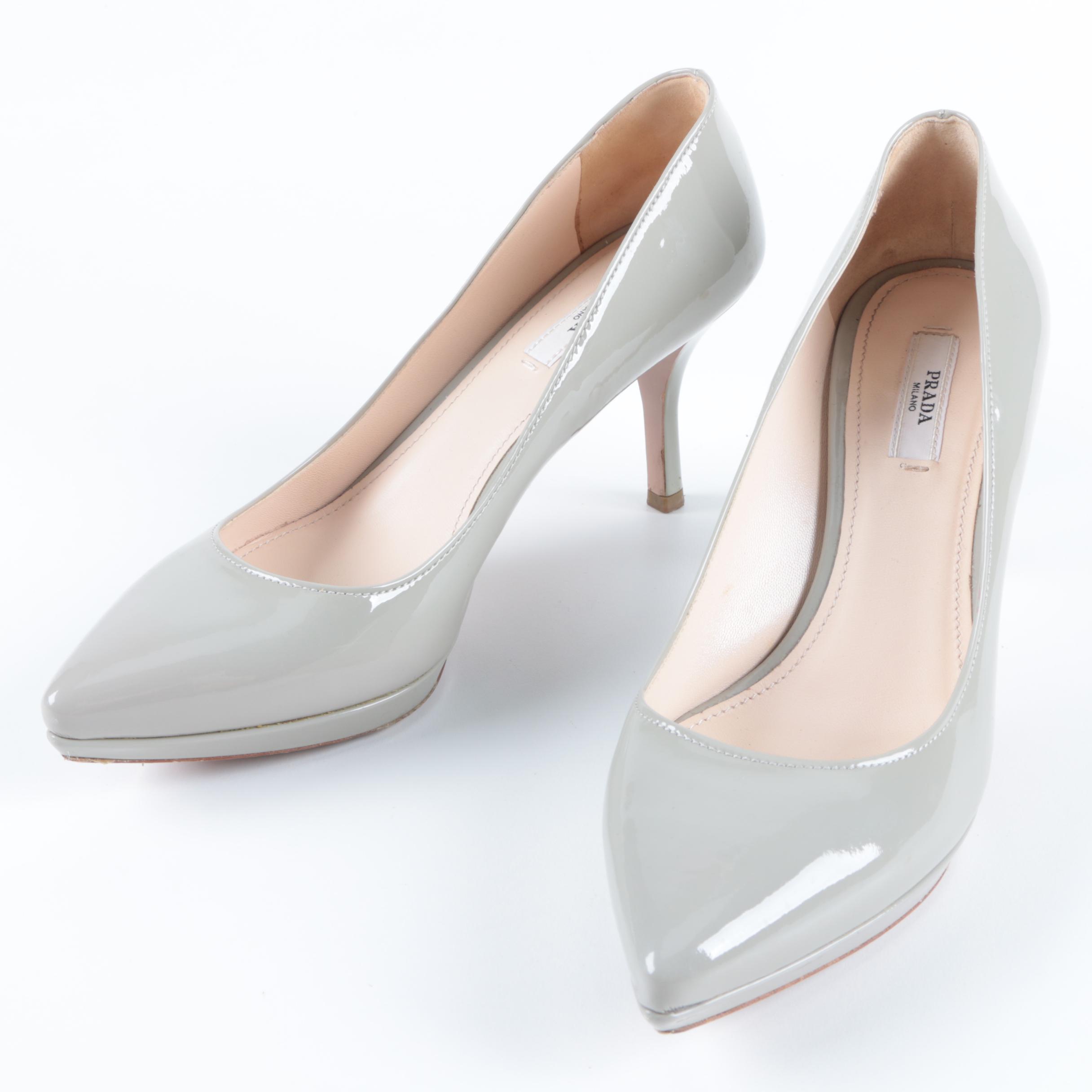 Women's Prada Milano Patent Leather Pumps