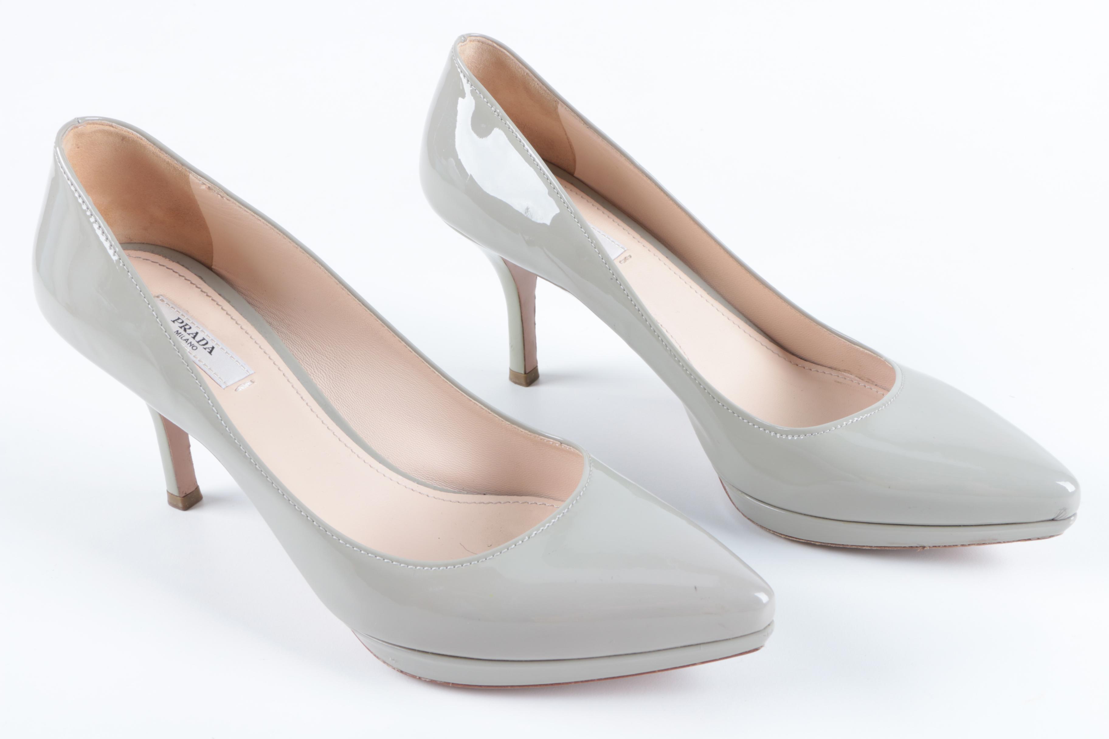 Women's Prada Milano Patent Leather Pumps