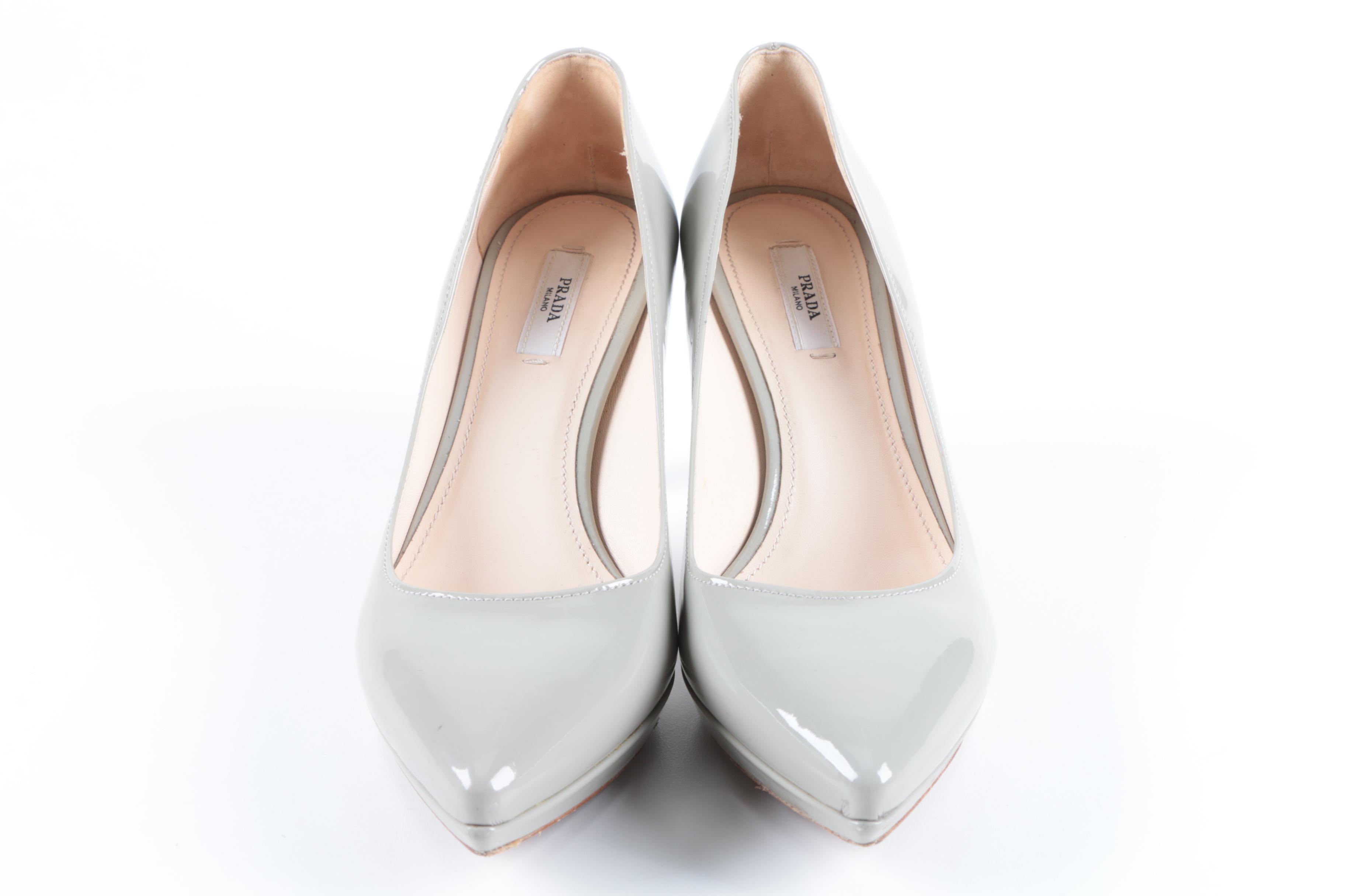Women's Prada Milano Patent Leather Pumps