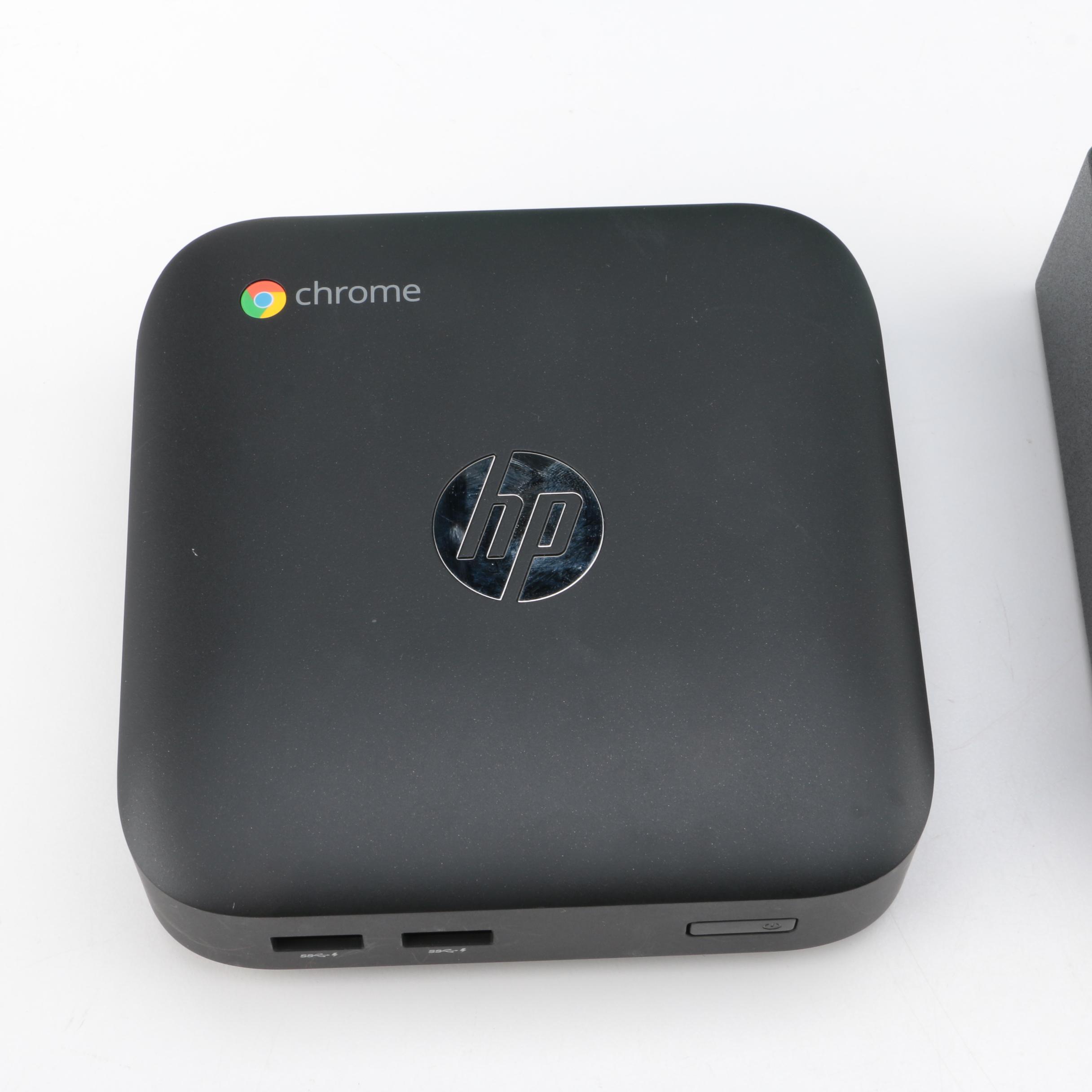 HP Chromebox with Logitech Wireless Multimedia Keyboard