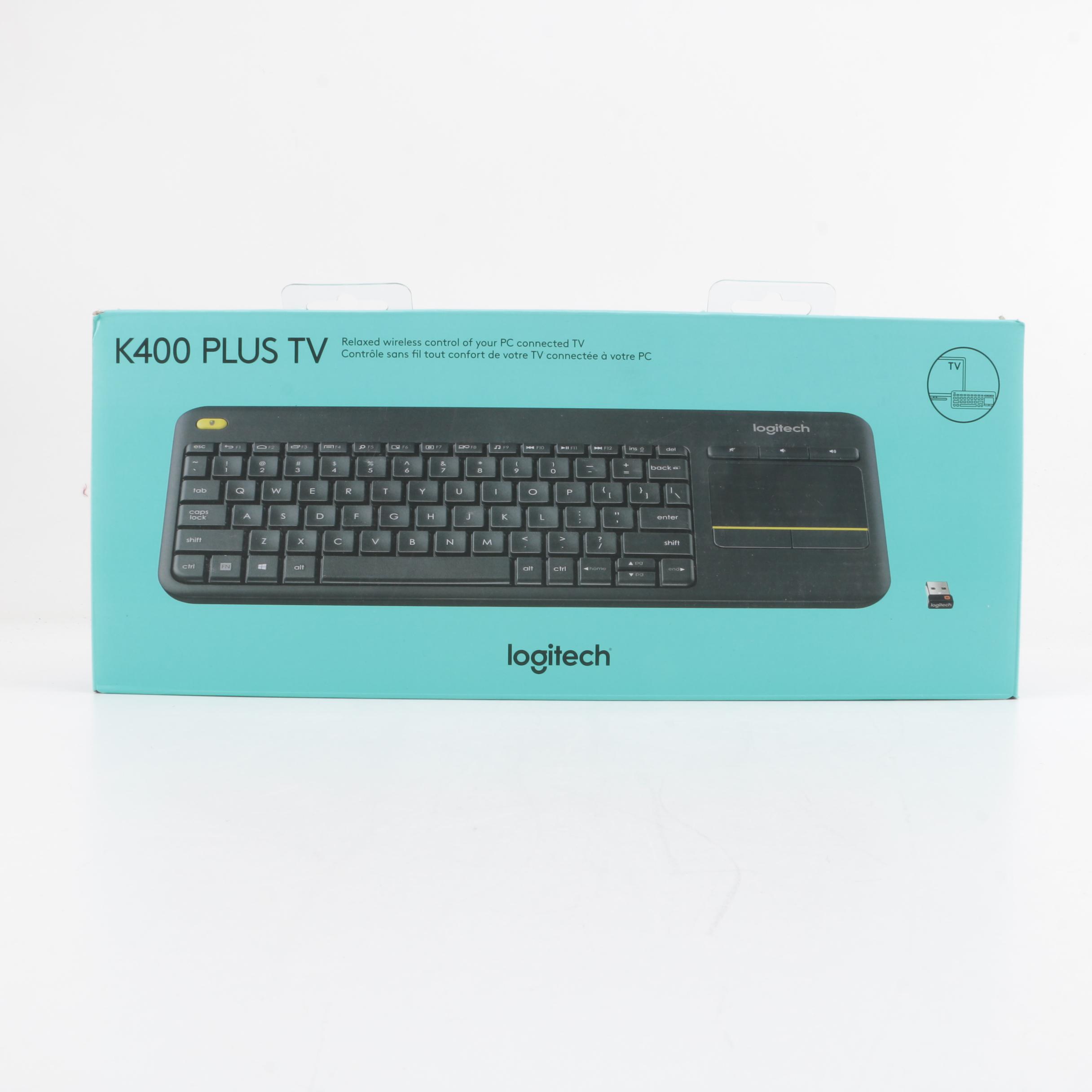 HP Chromebox with Logitech Wireless Multimedia Keyboard