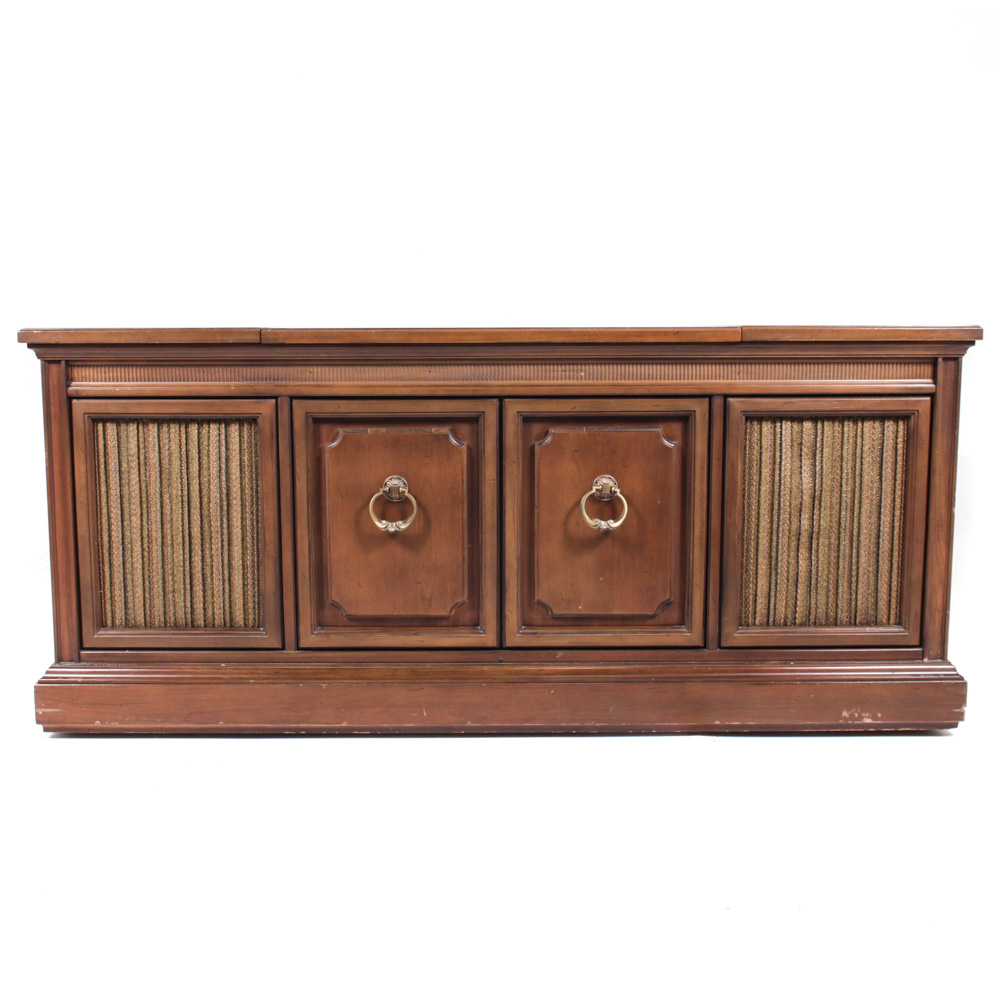 Vintage Sylvania Turntable Console