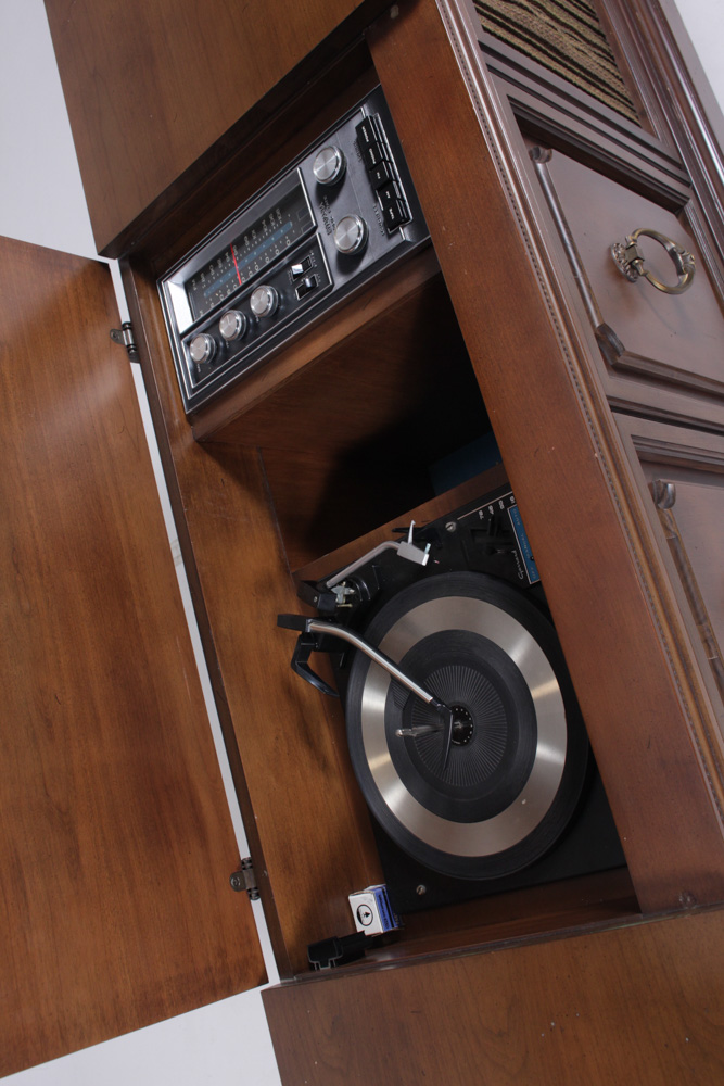 Vintage Sylvania Turntable Console