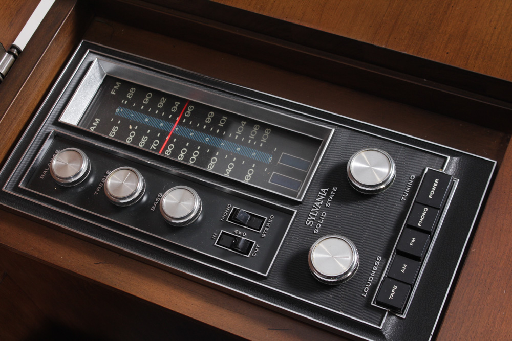 Vintage Sylvania Turntable Console