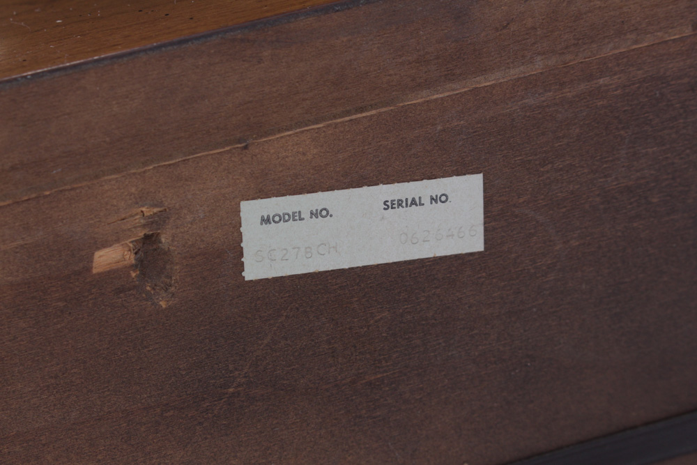 Vintage Sylvania Turntable Console