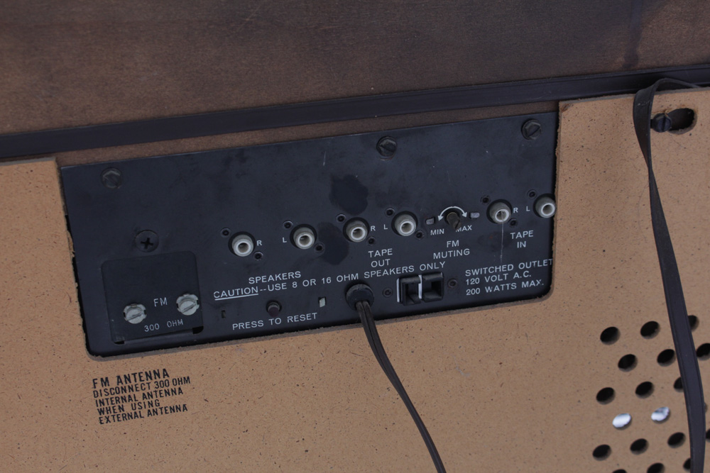 Vintage Sylvania Turntable Console