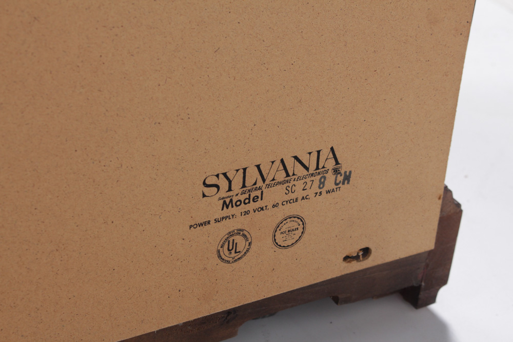 Vintage Sylvania Turntable Console