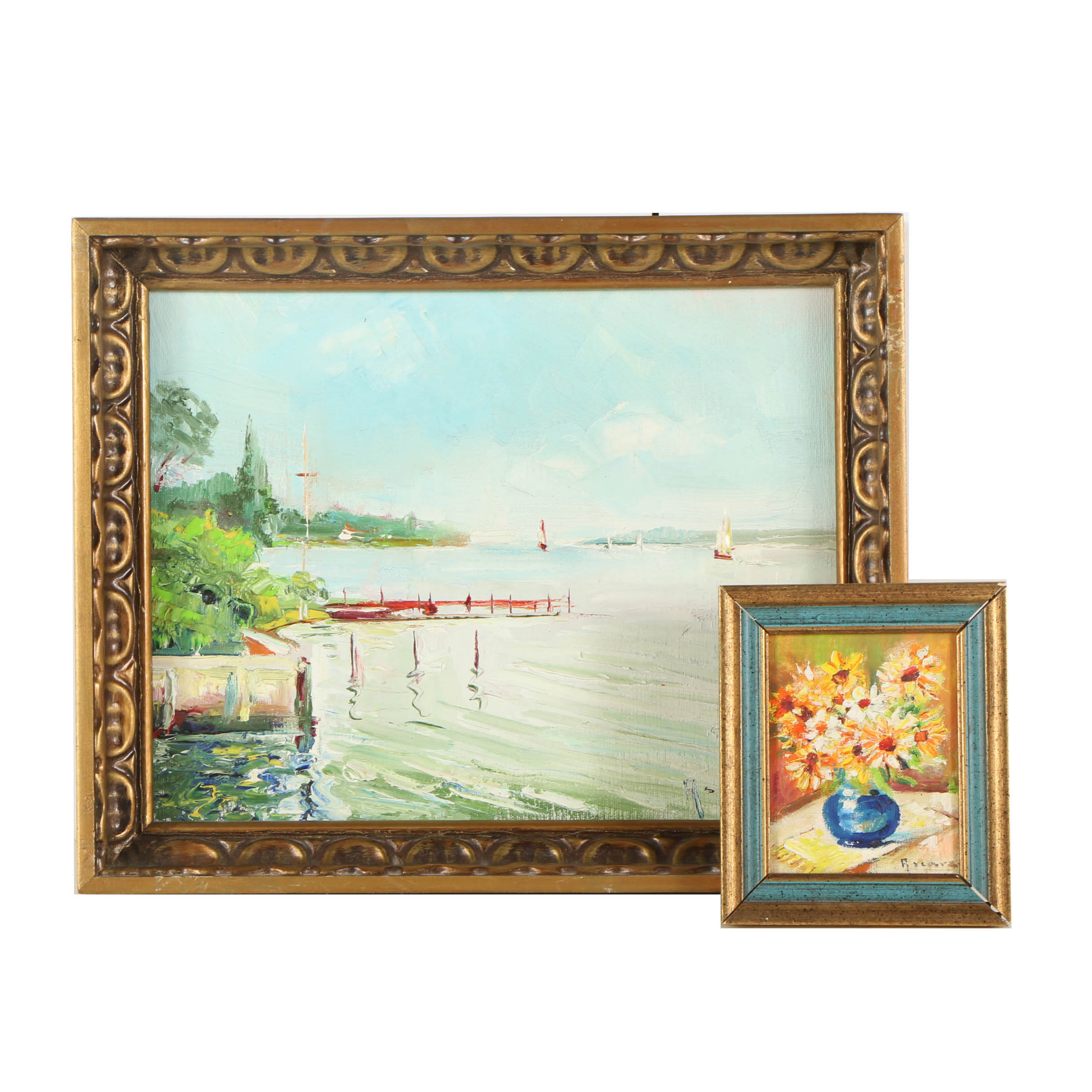 Two Fernando Ruiz de Ascarza Oil Paintings