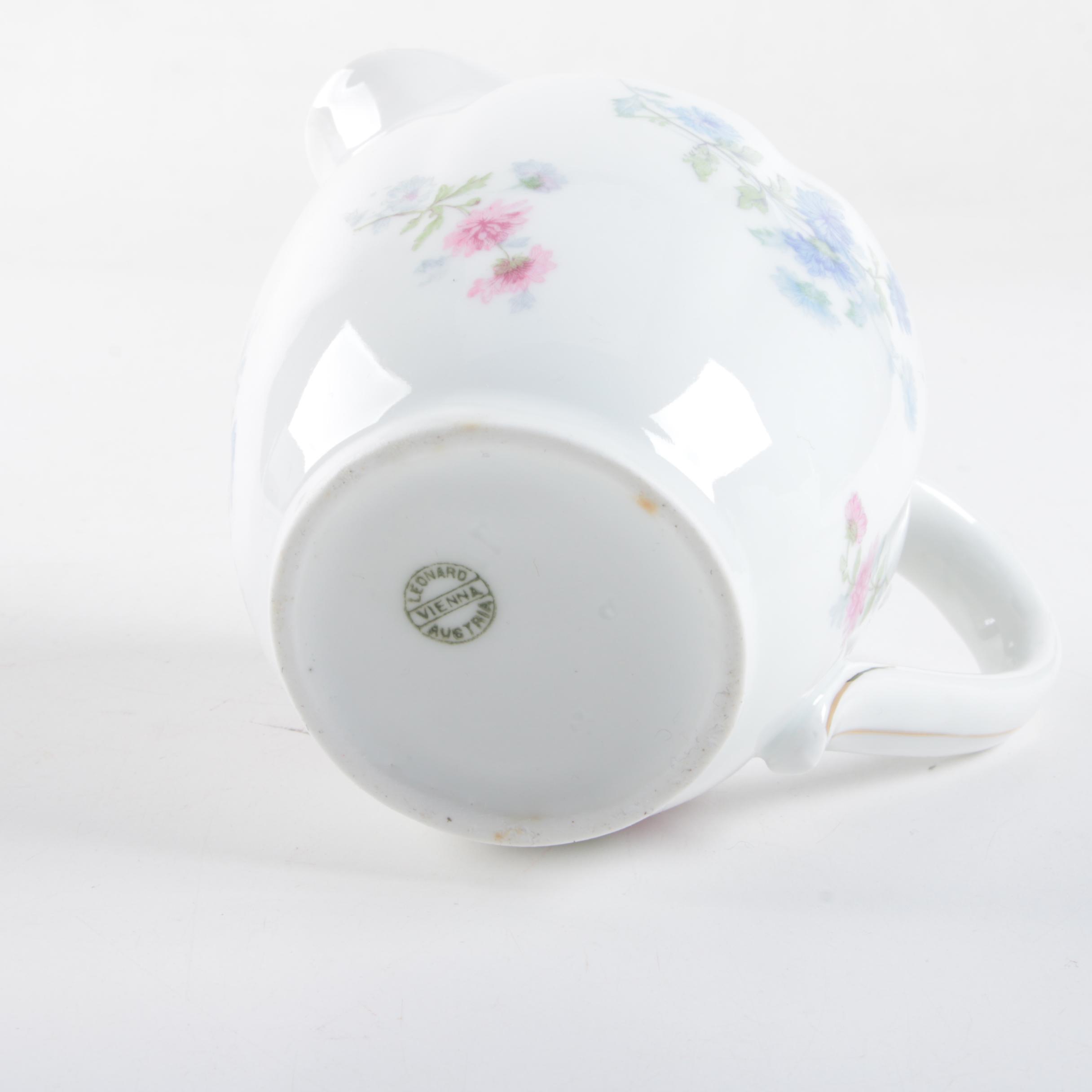 Vintage Leonard Vienna Porcelain Tableware