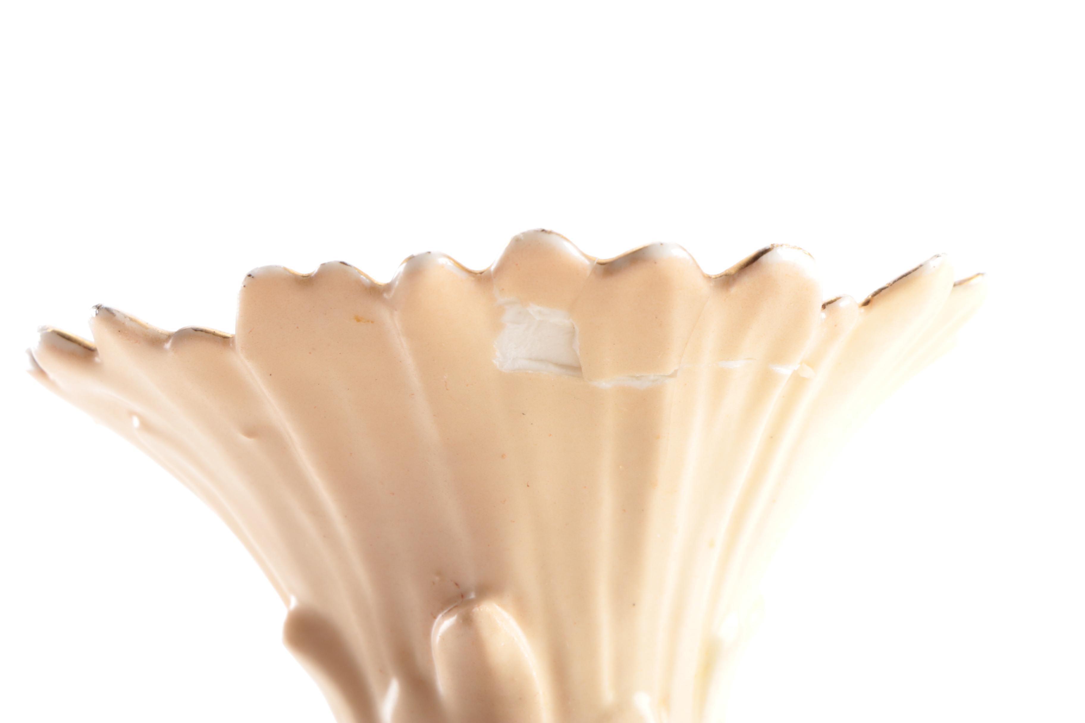 Ornate Austrian Vases with Gilt Accents