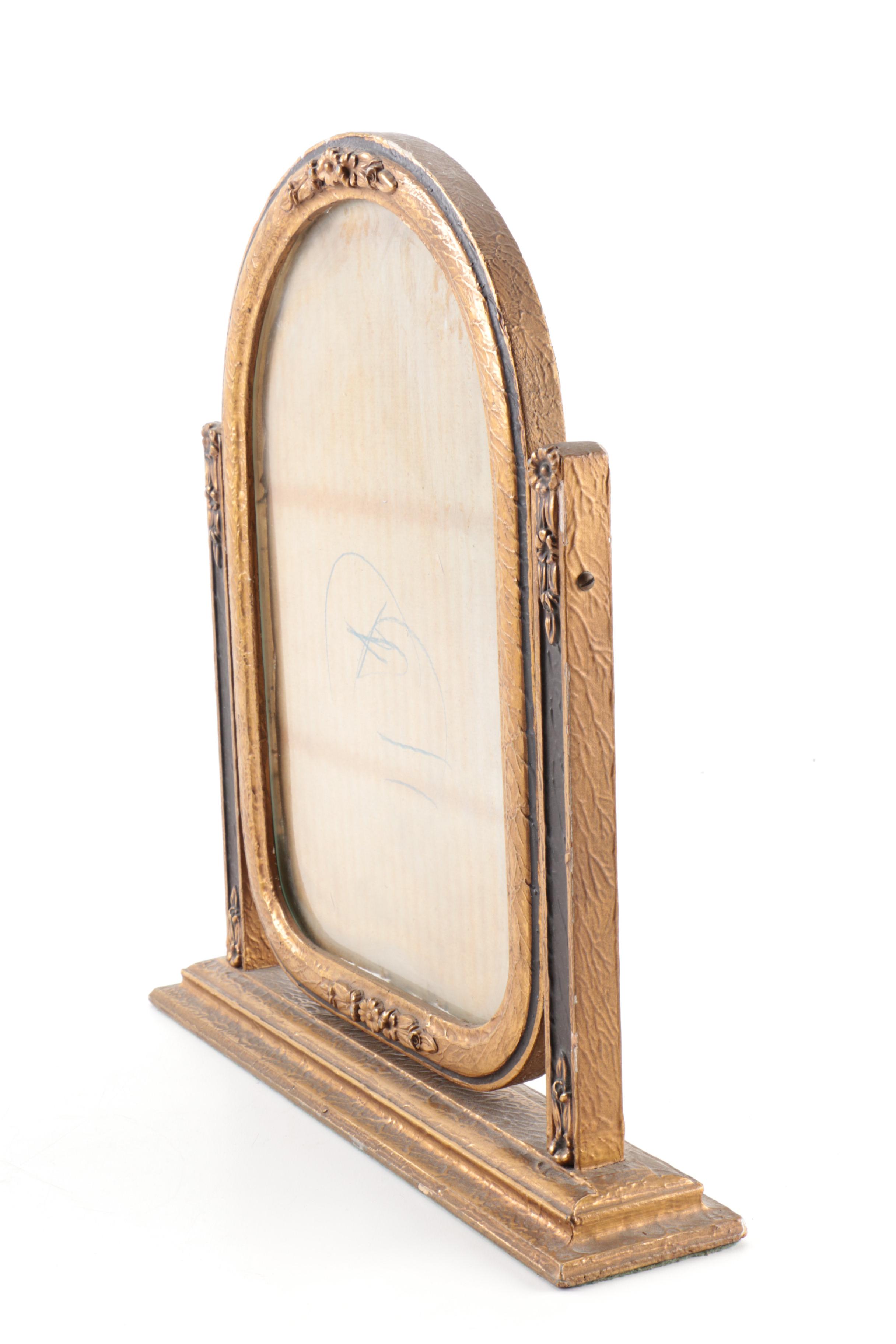 Floral Themed Wooden Table Top Frame