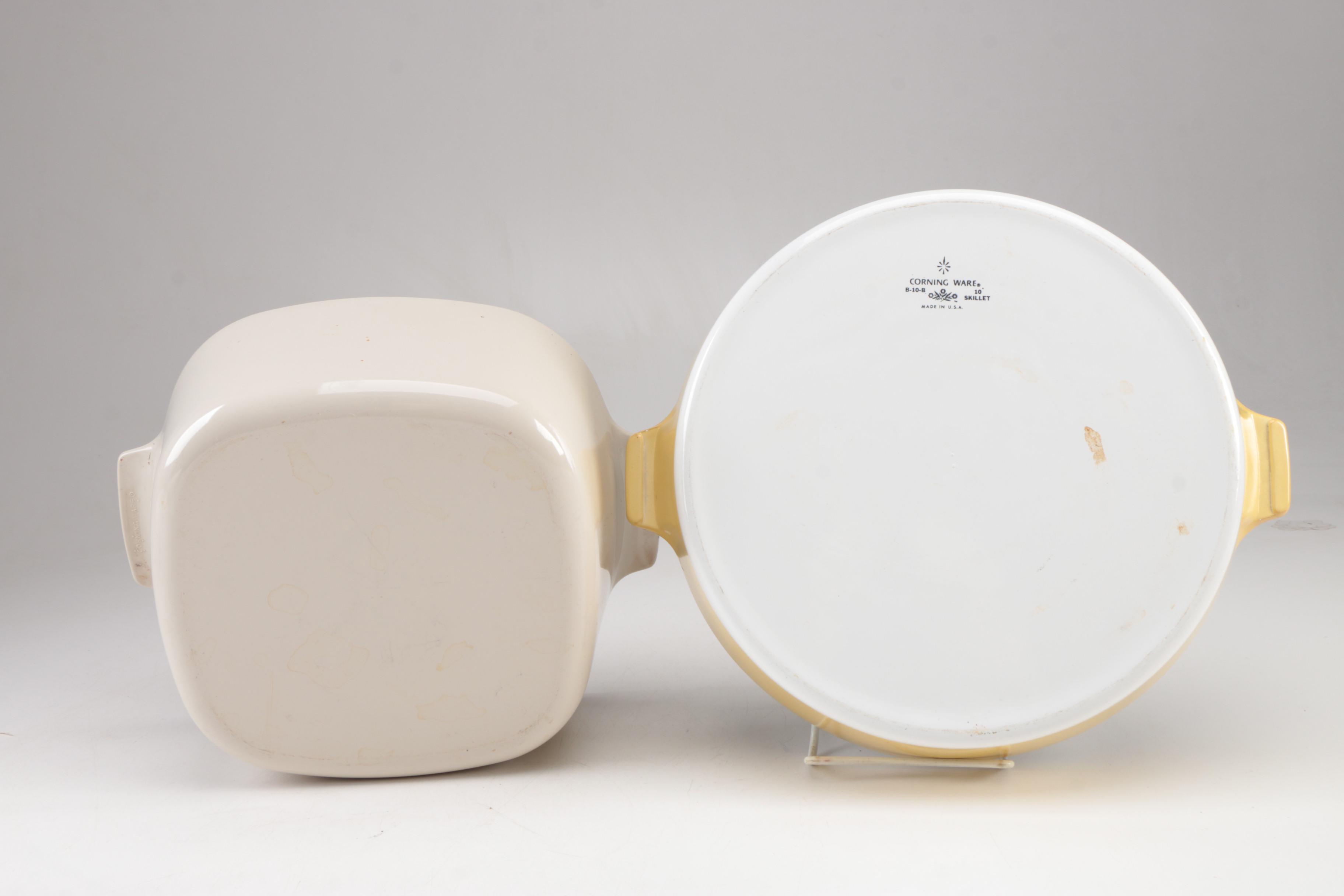 Vintage Corning Ware Including "Country Festival"