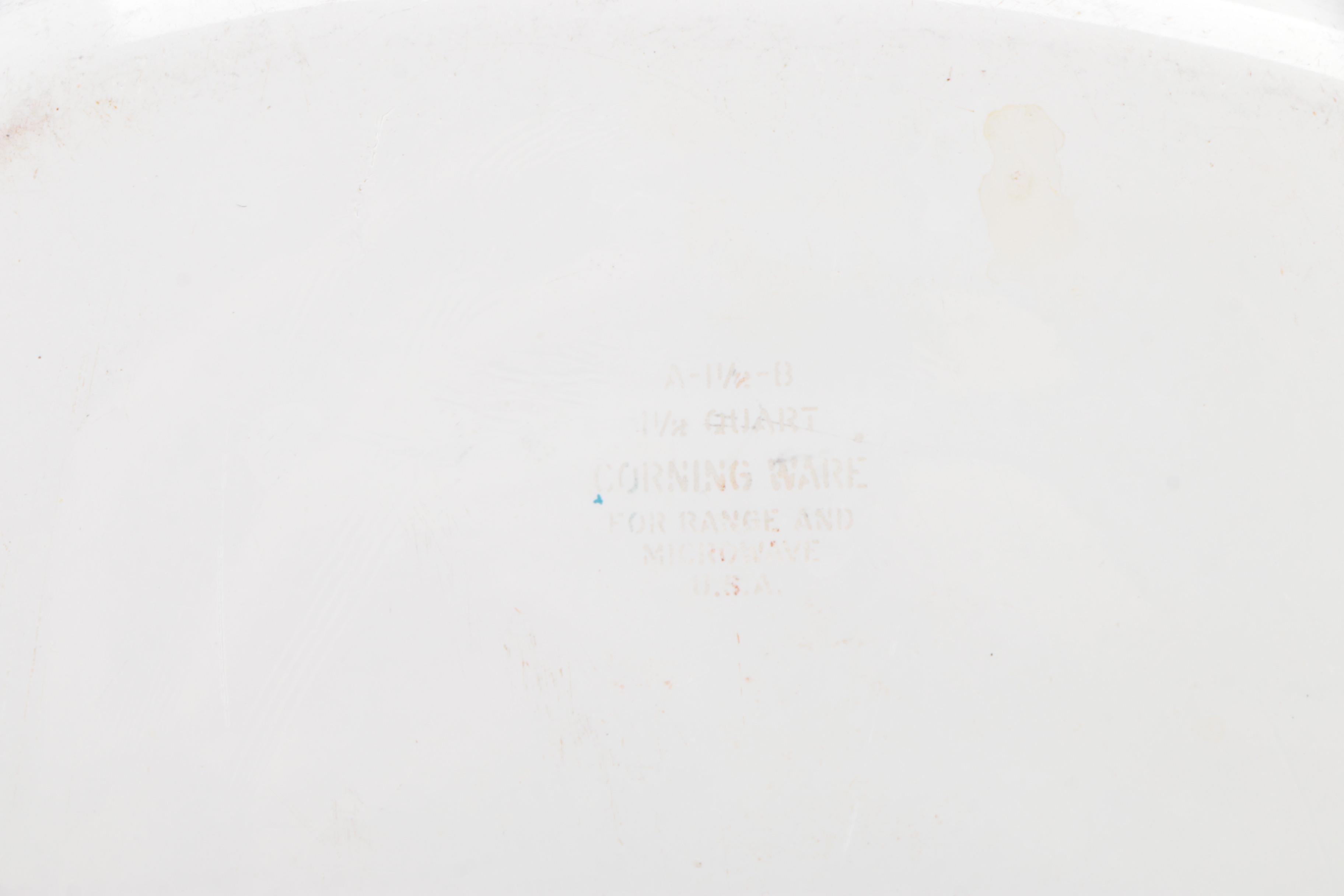 Vintage Corning Ware Including "Country Festival"