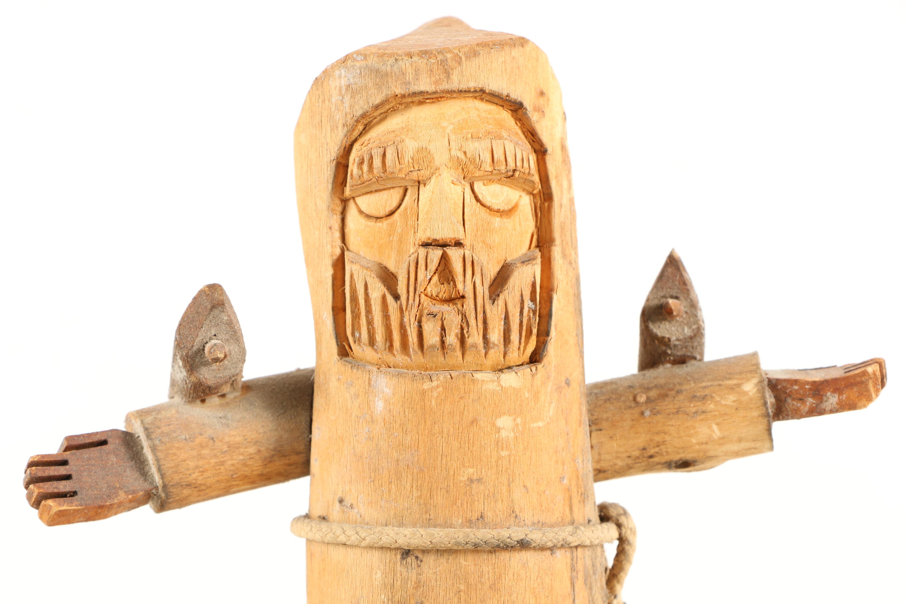 Ben Ortega Carved Wood Sculpture