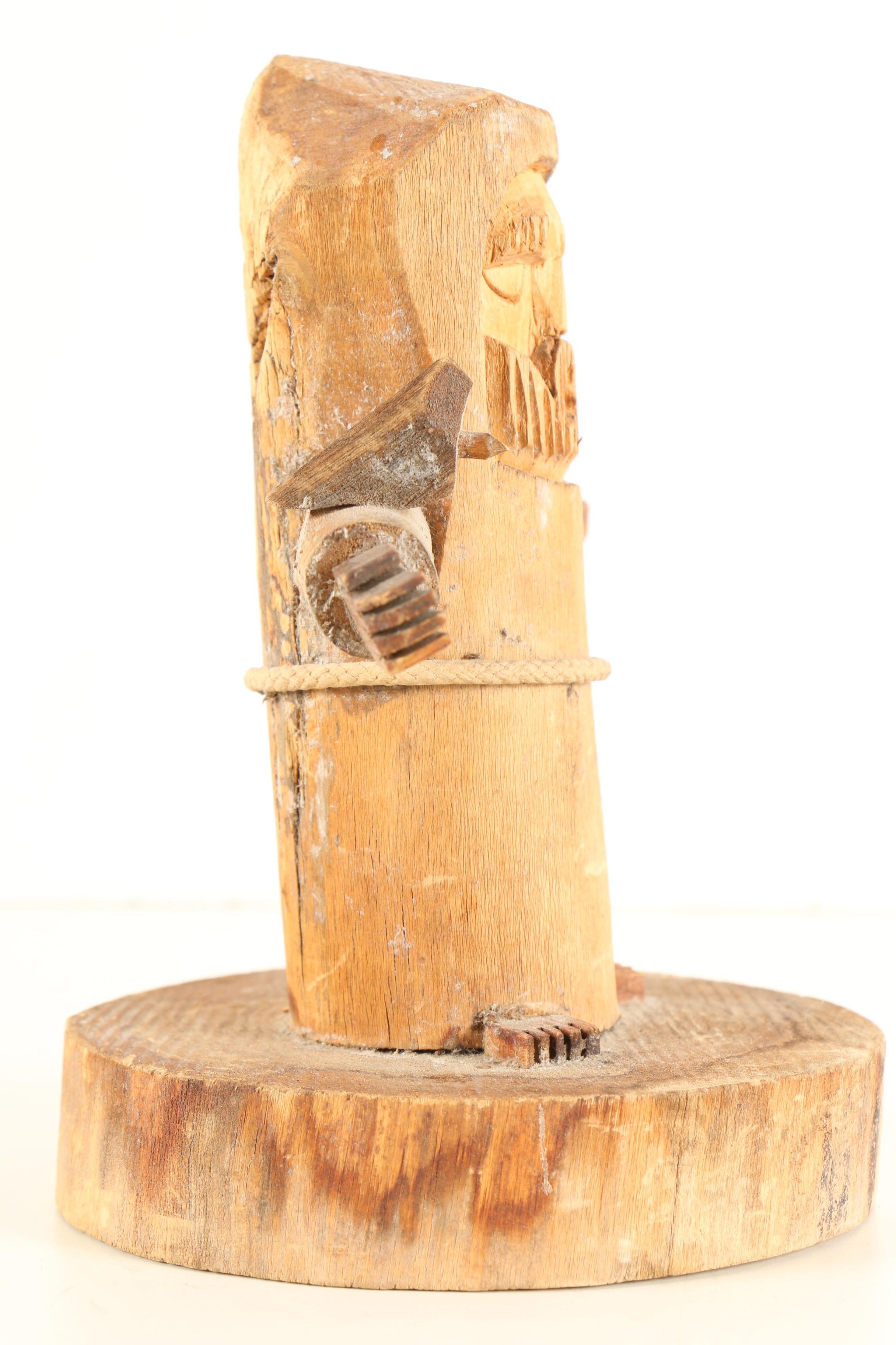 Ben Ortega Carved Wood Sculpture