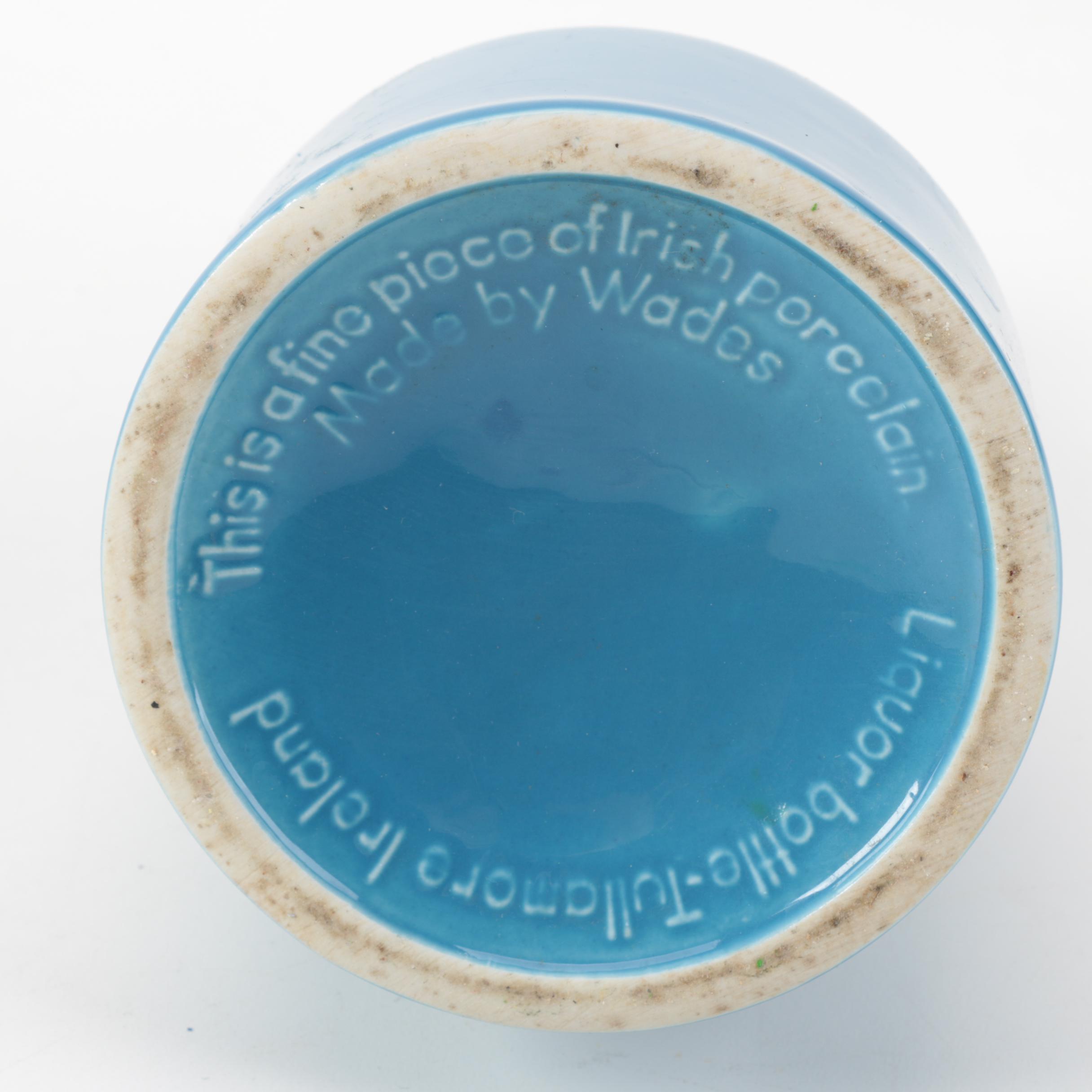 Vintage Wades "Irish Mist" Liqueur Porcelain Bottle and Ceramic Bowl