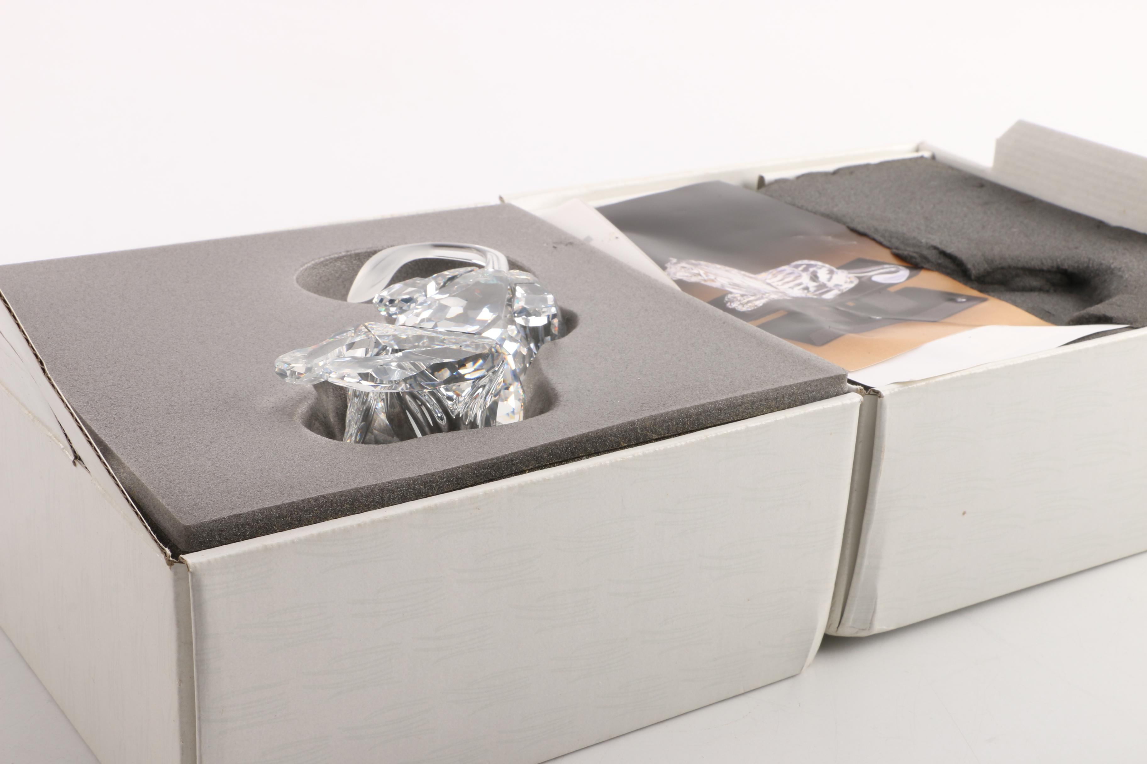 Swarovski 1995 Annual Edition "Inspiration Africa" Crystal Lion Figurine