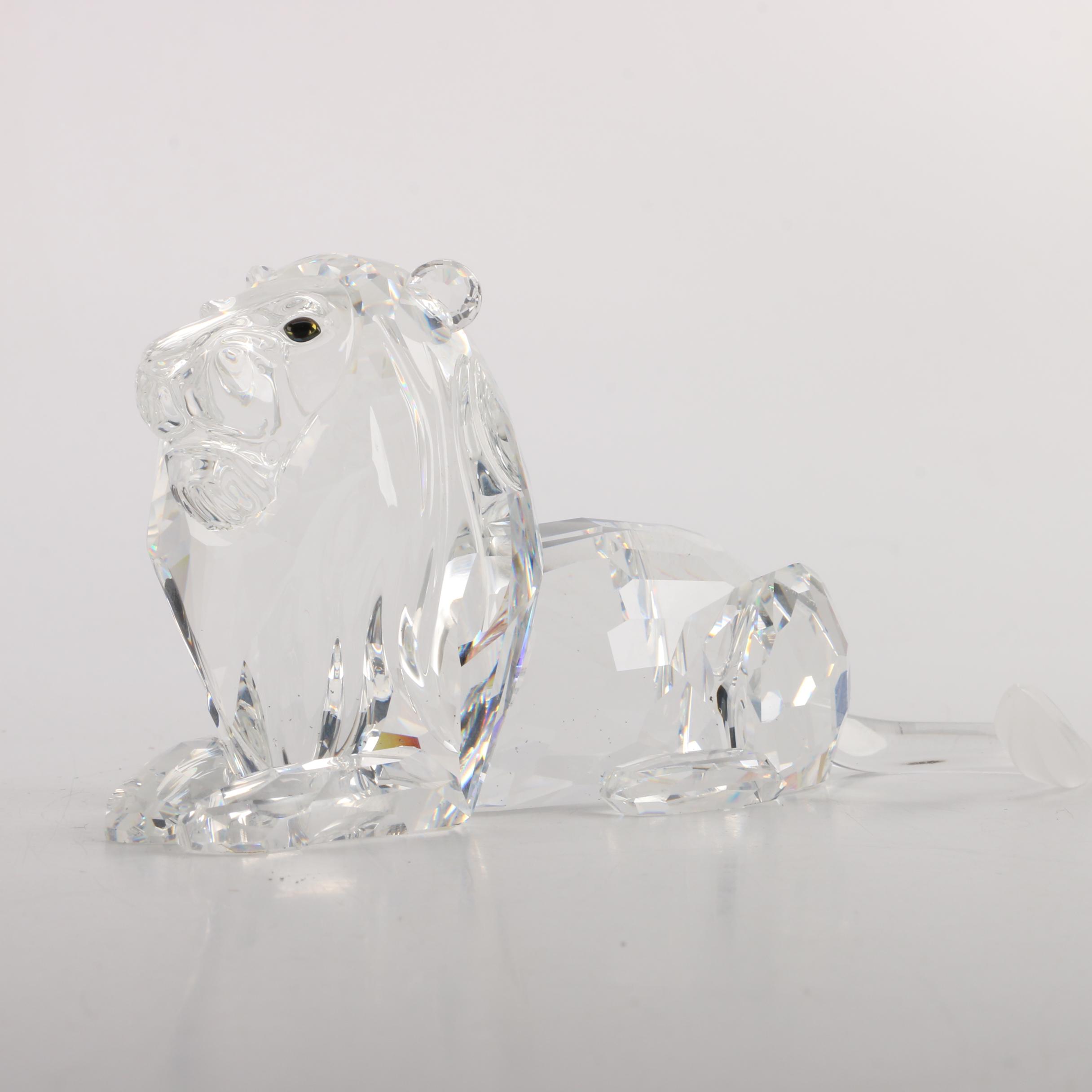Swarovski 1995 Annual Edition "Inspiration Africa" Crystal Lion Figurine