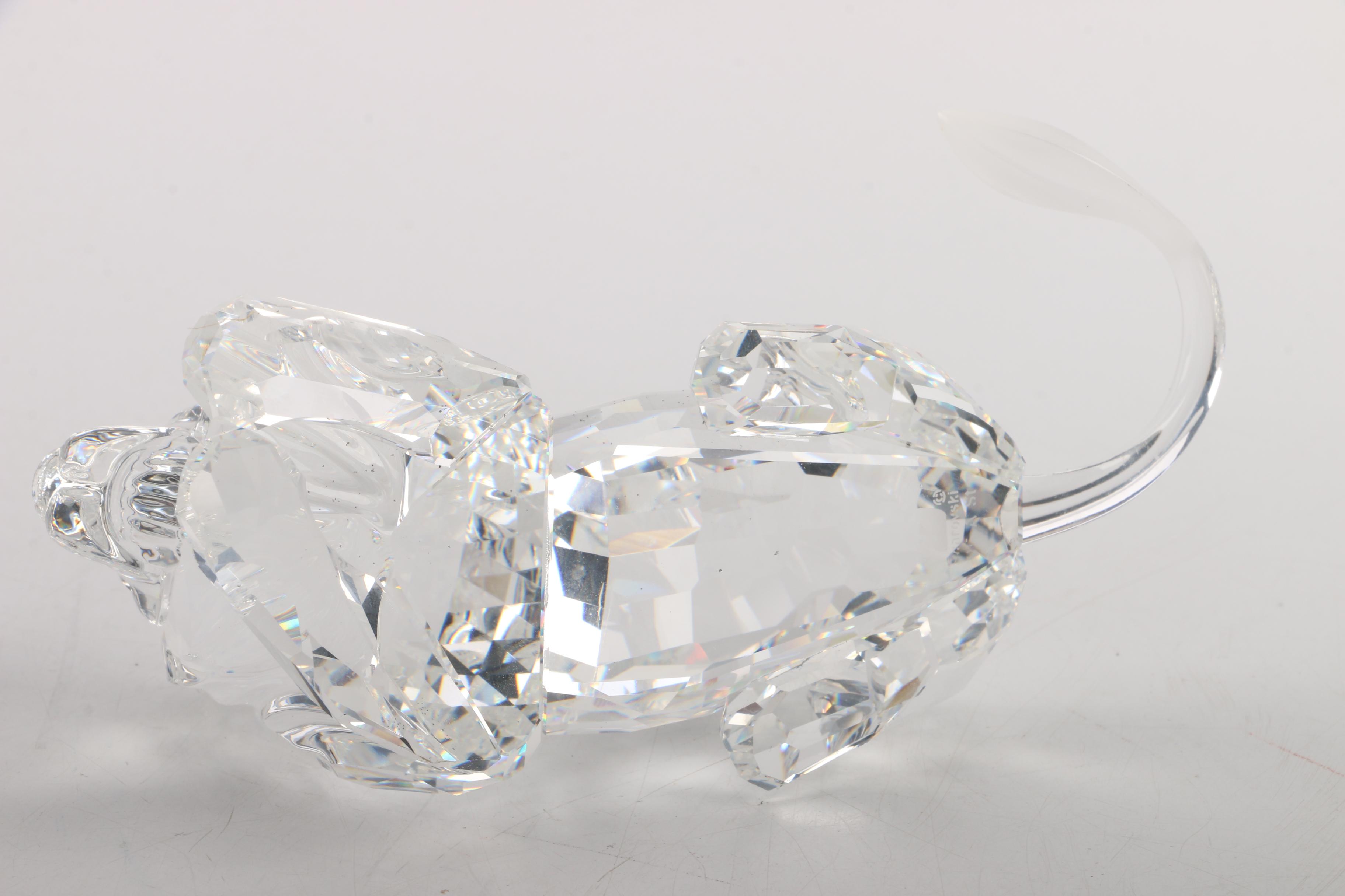 Swarovski 1995 Annual Edition "Inspiration Africa" Crystal Lion Figurine