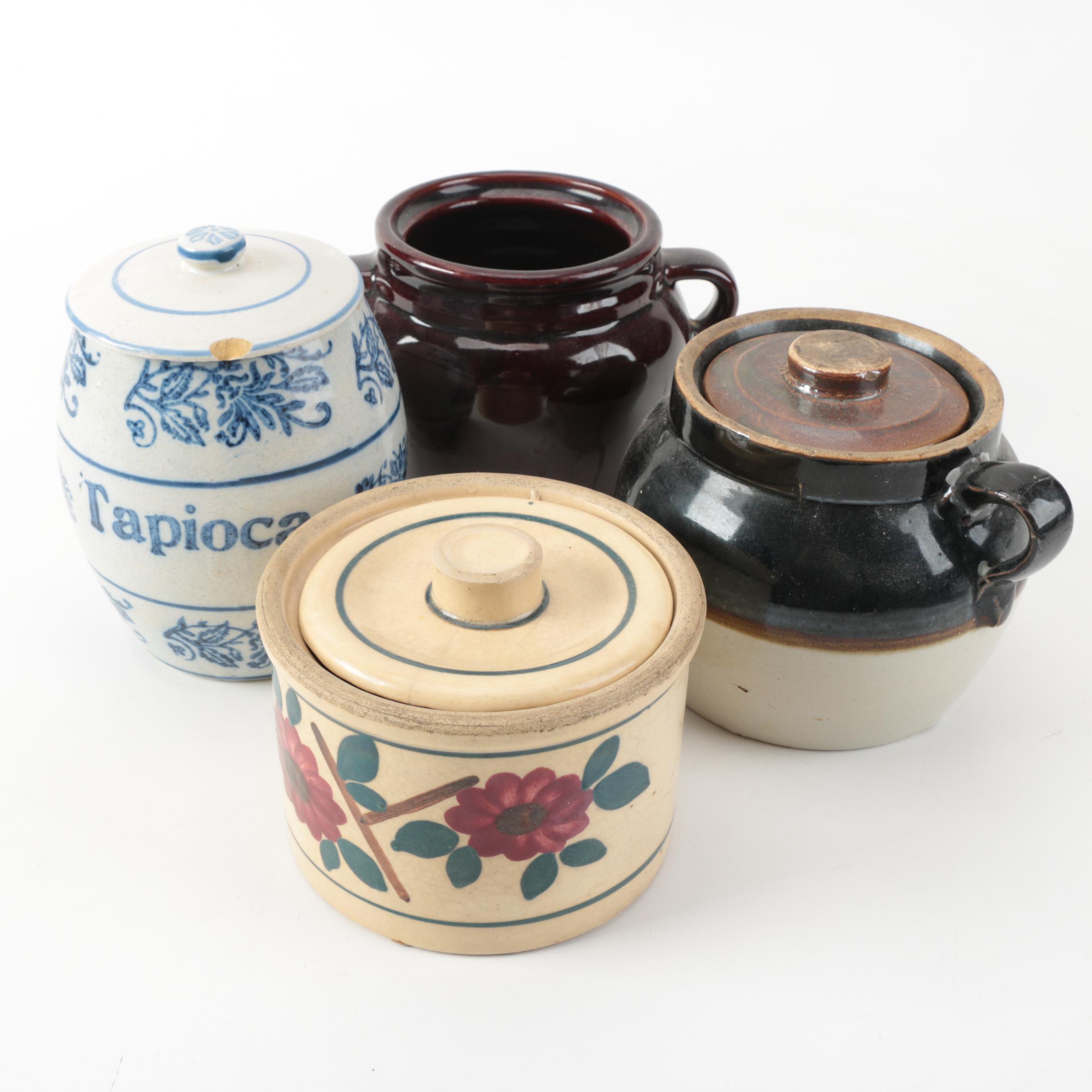 Vintage Ceramic Crocks and Vessels
