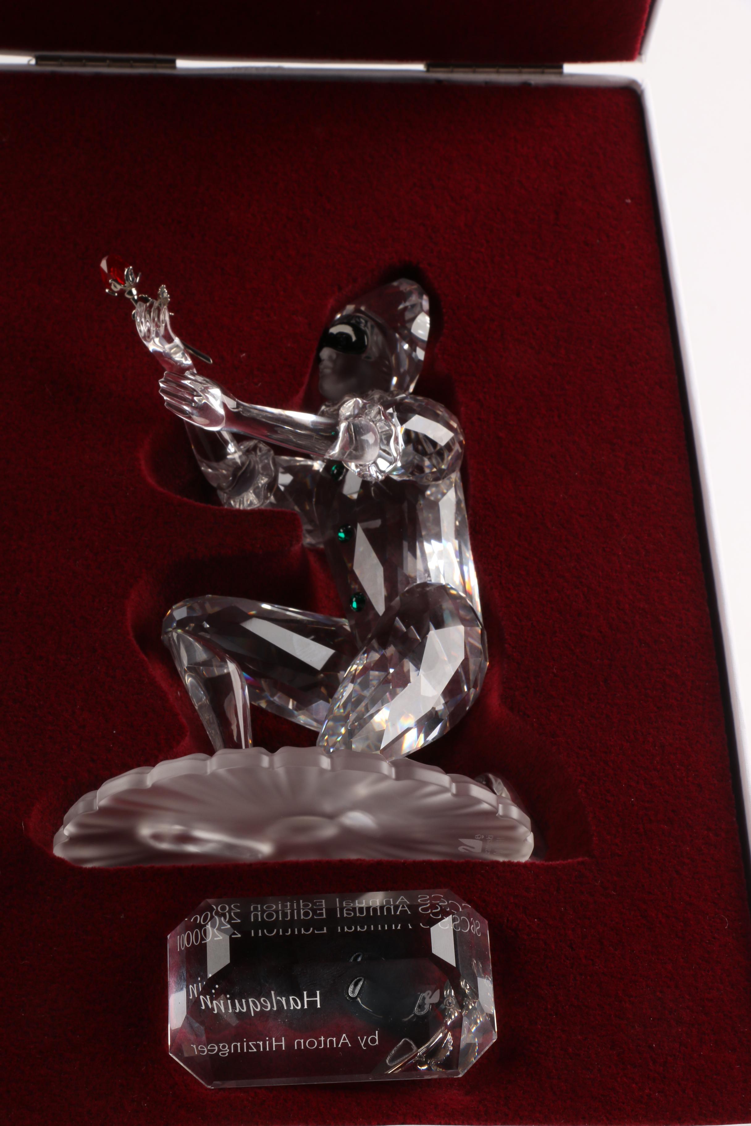 Swarovski 2001 Annual Edition "Harlequin" Crystal Figurine