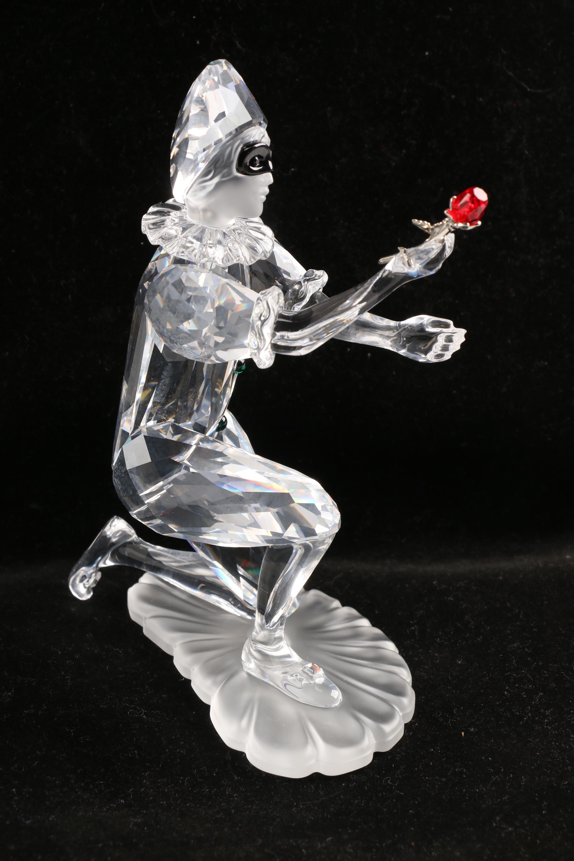 Swarovski 2001 Annual Edition "Harlequin" Crystal Figurine