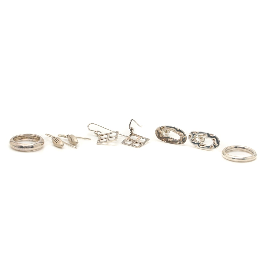 Bill Schiffer Jewelry Including Rings and Earrings