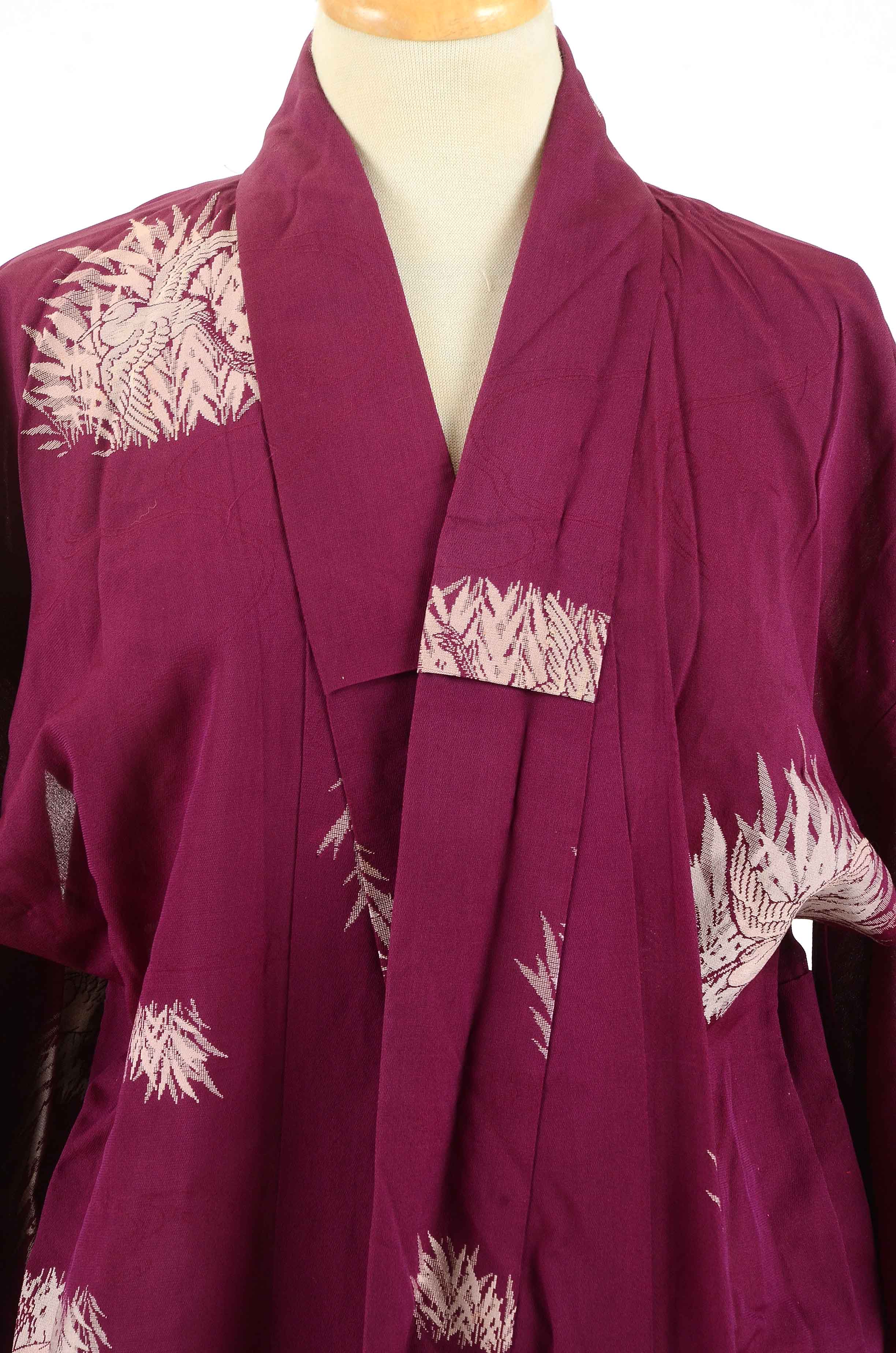 Three Vintage Japanese Kimonos