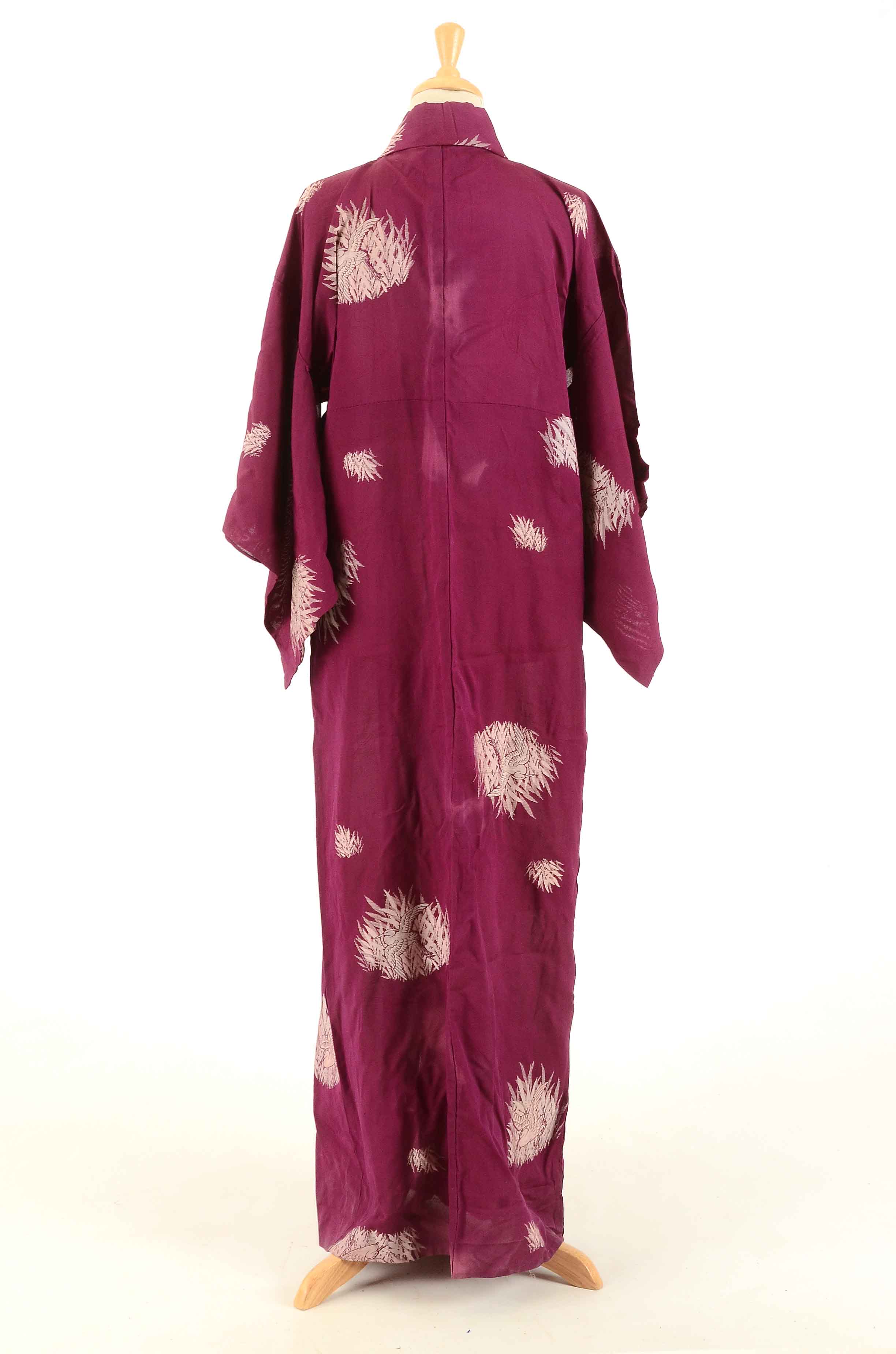 Three Vintage Japanese Kimonos