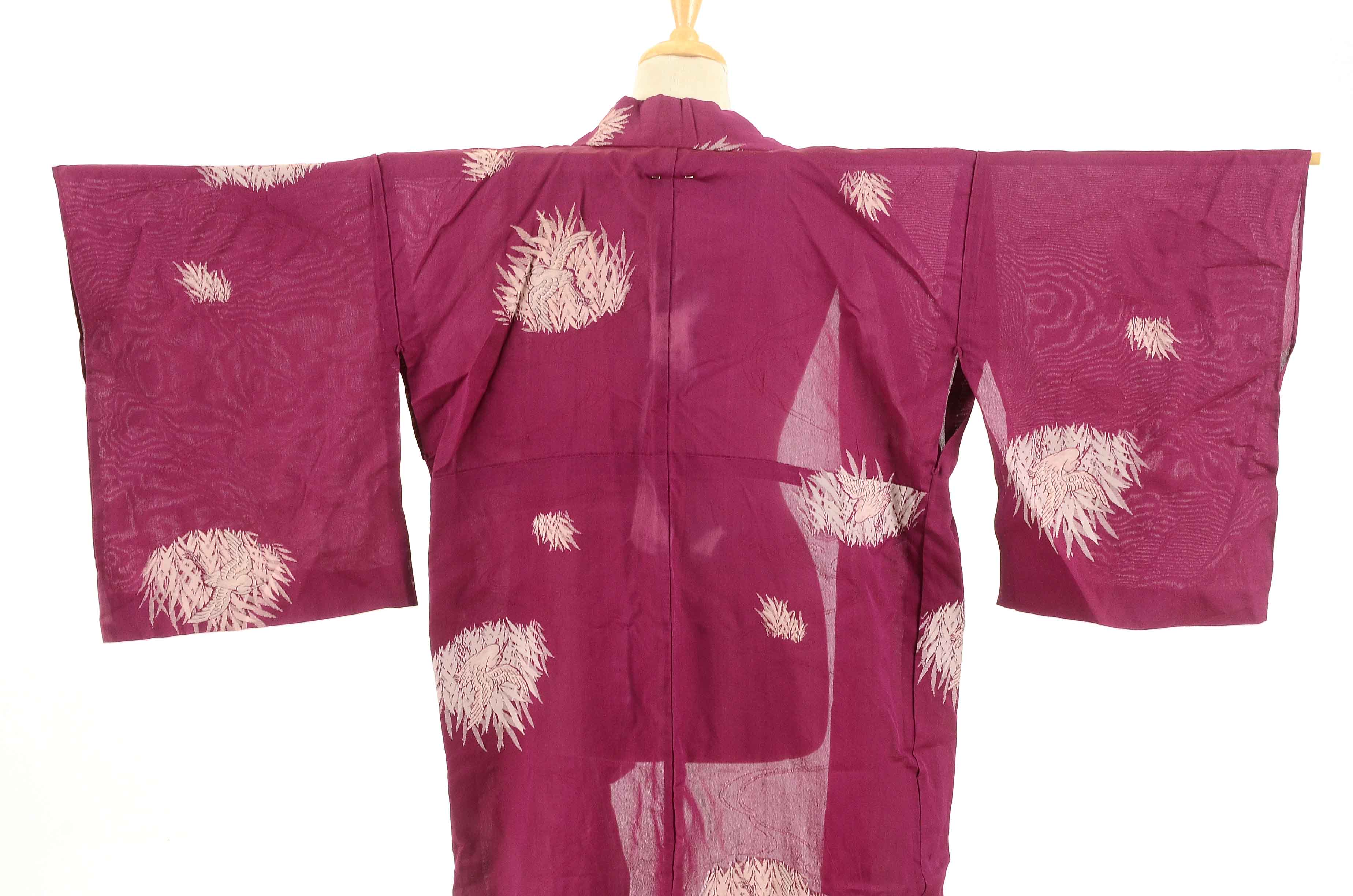 Three Vintage Japanese Kimonos