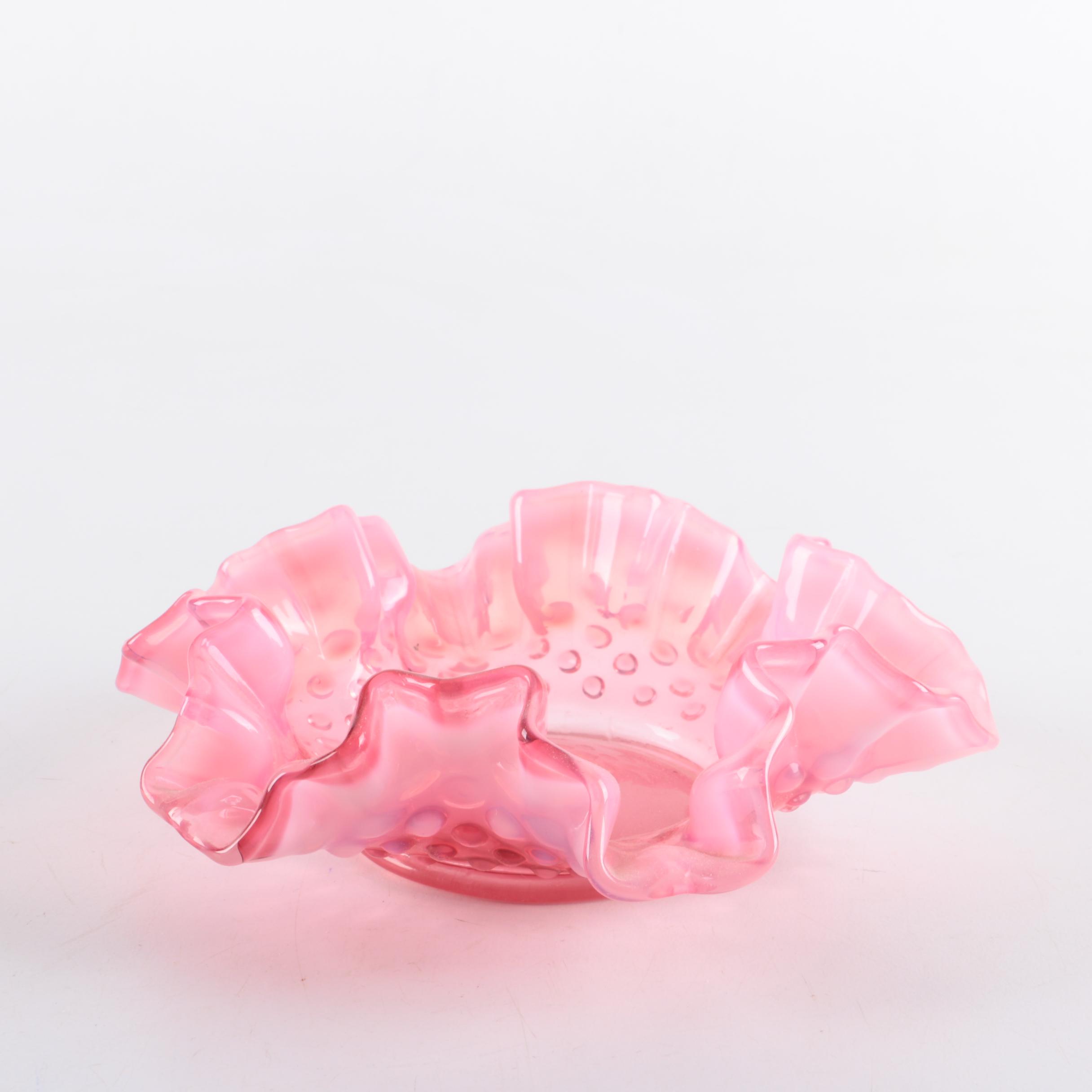 Hobnail and Glass Vases and Bowls