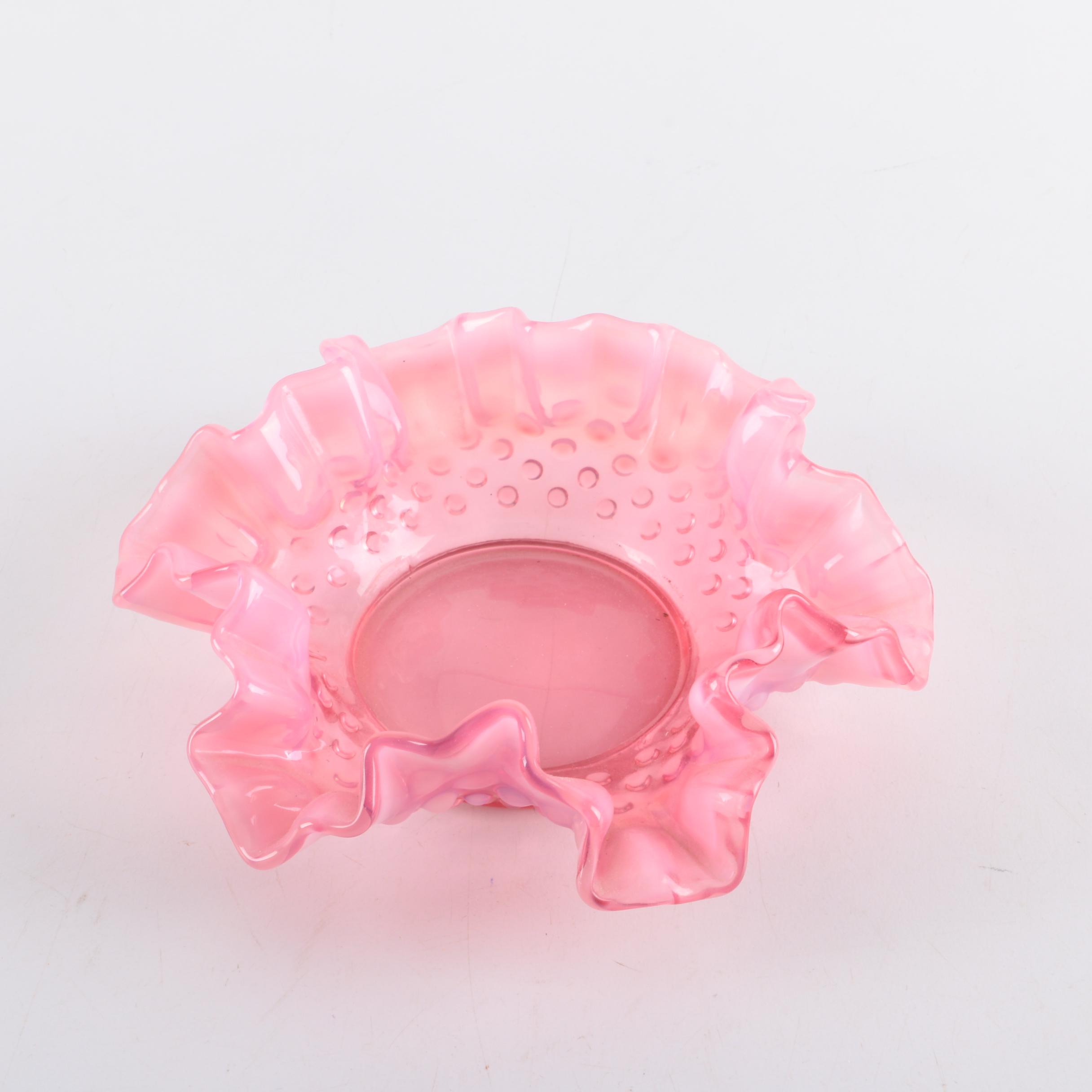 Hobnail and Glass Vases and Bowls