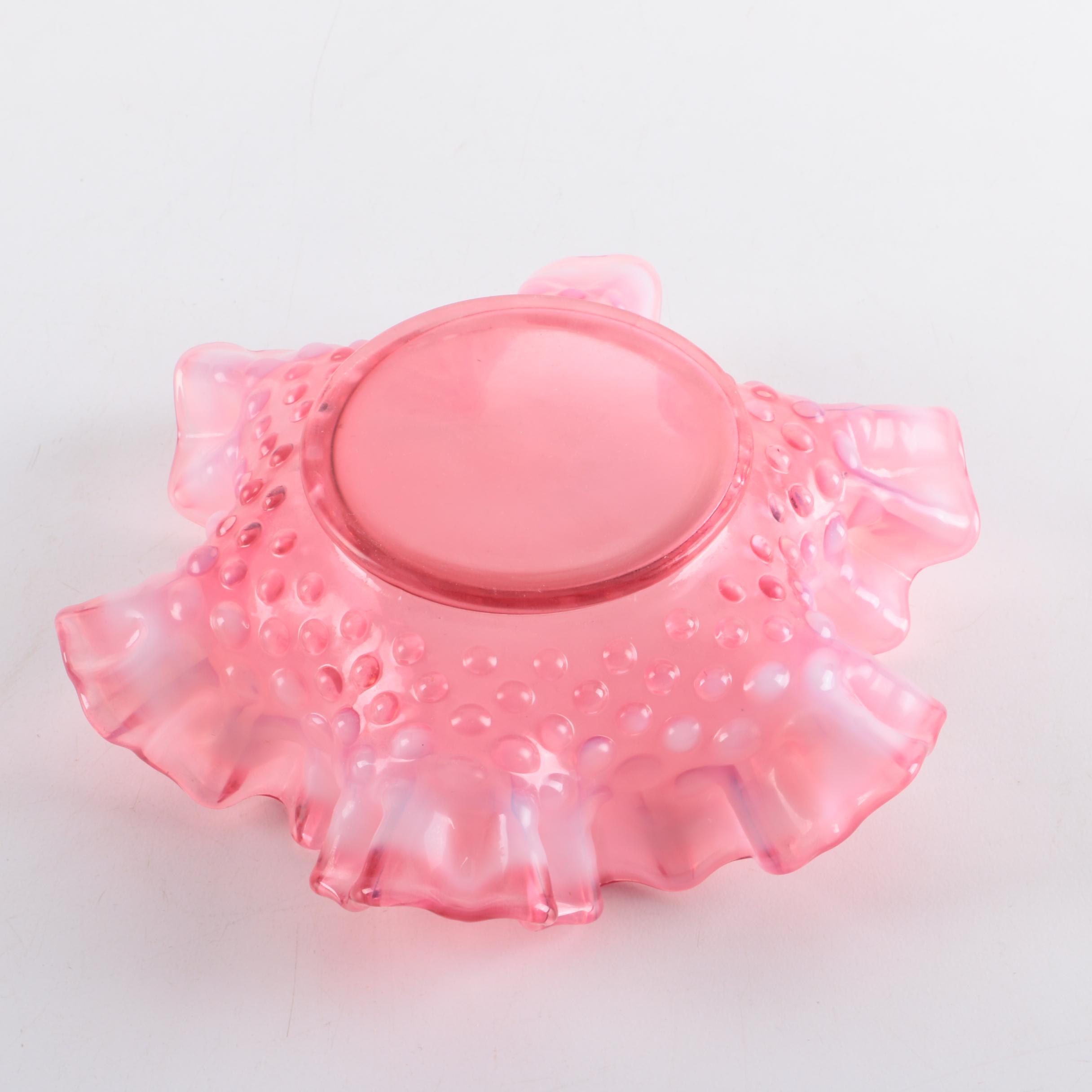 Hobnail and Glass Vases and Bowls