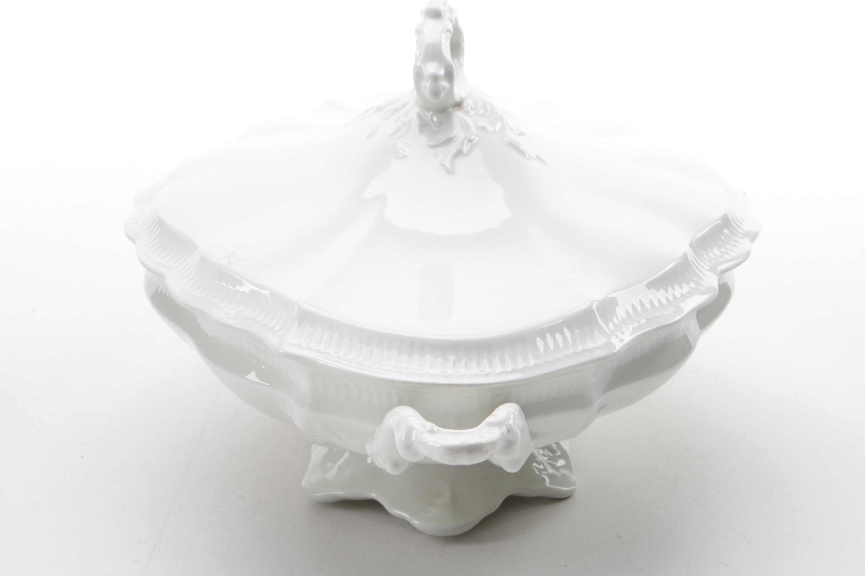 Antique Gerard, Dufraisseix & Morel and Johnson Bros. Covered Casserole Dishes