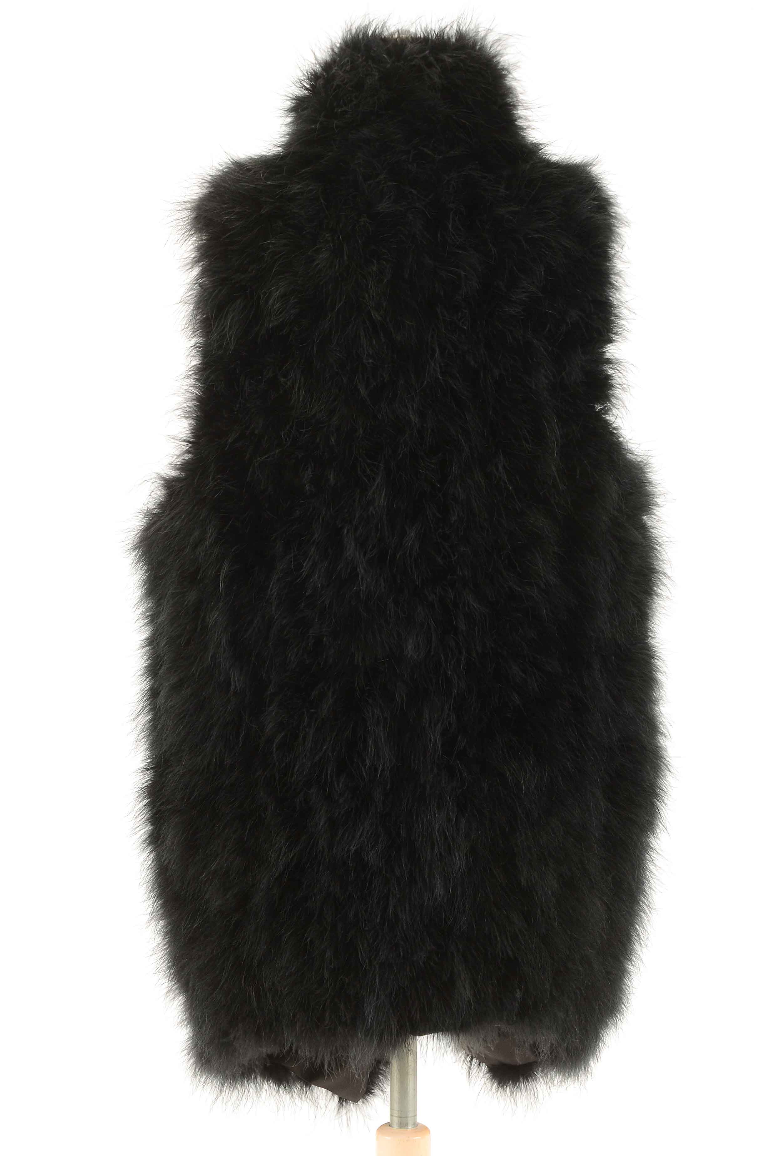 Trina Turk Black Feather Vest