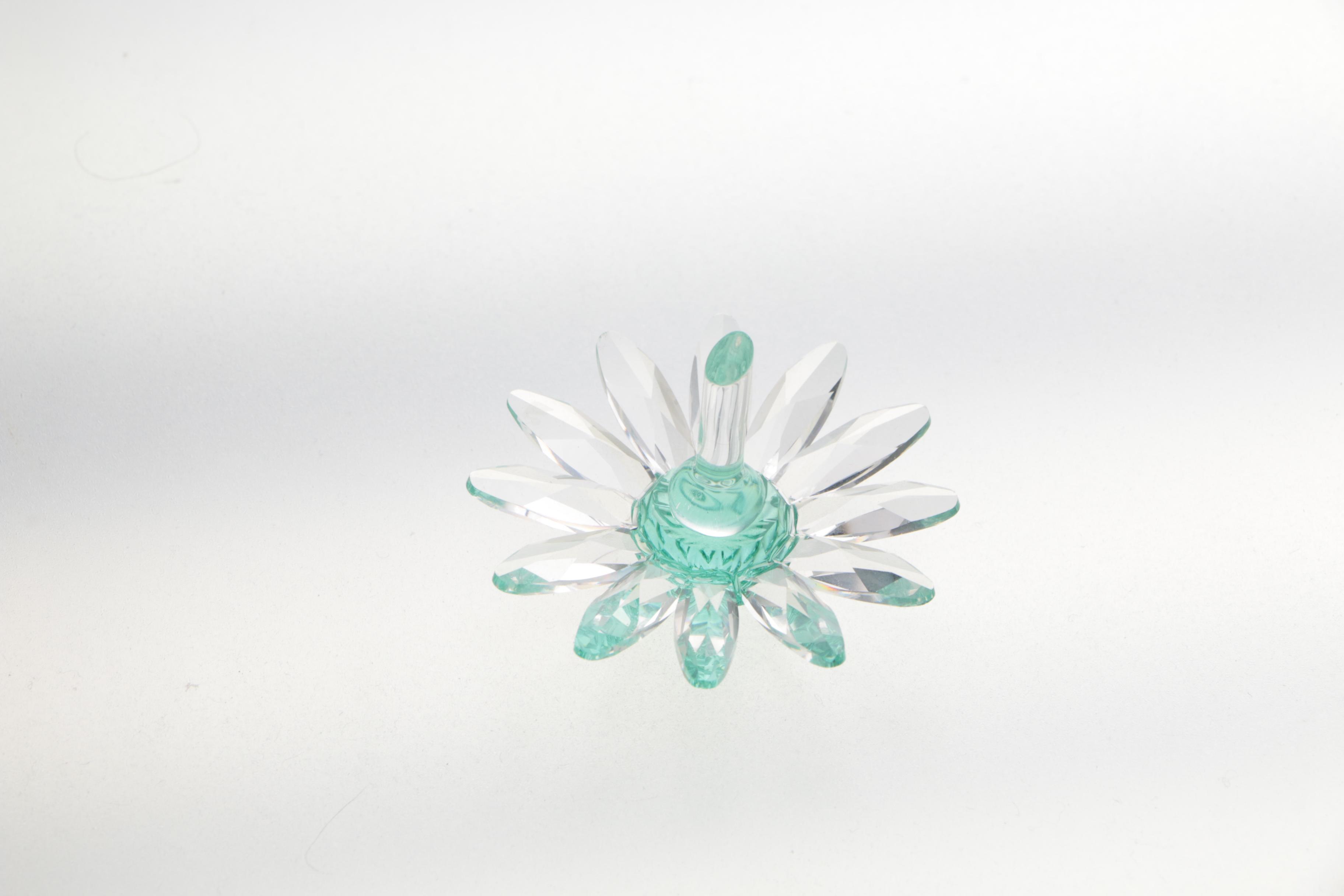Swarovski Marguerite Daisy Flowers and Starfish Figurines