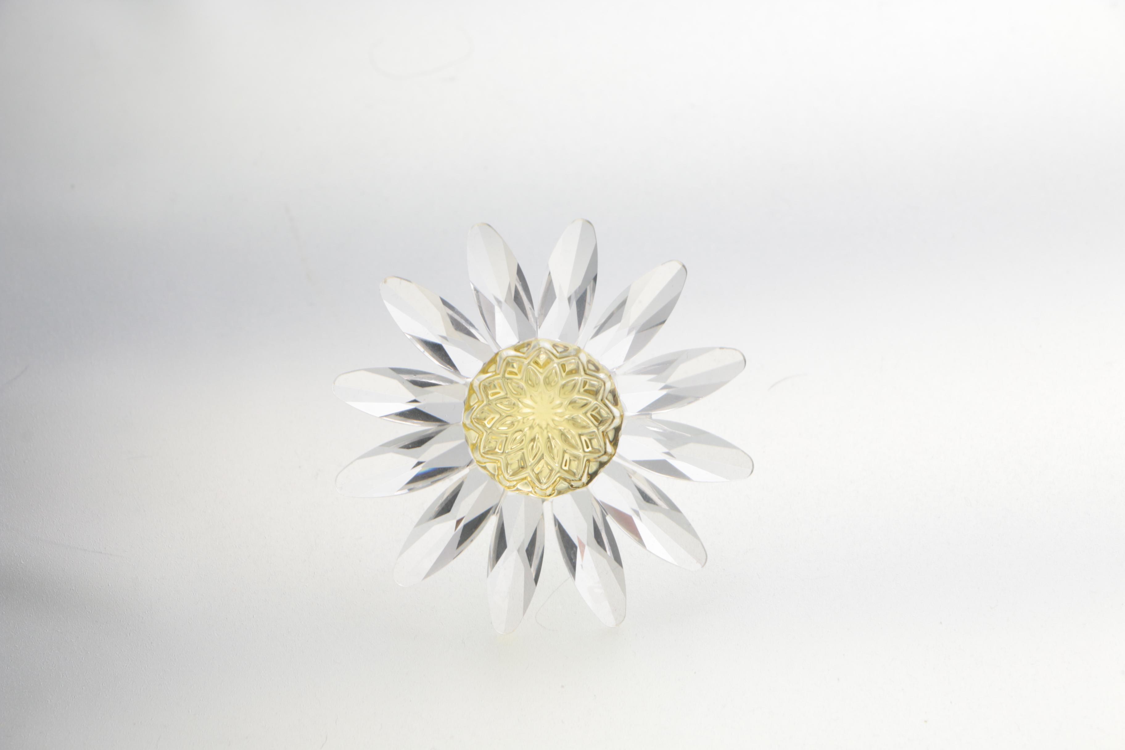 Swarovski Marguerite Daisy Flowers and Starfish Figurines