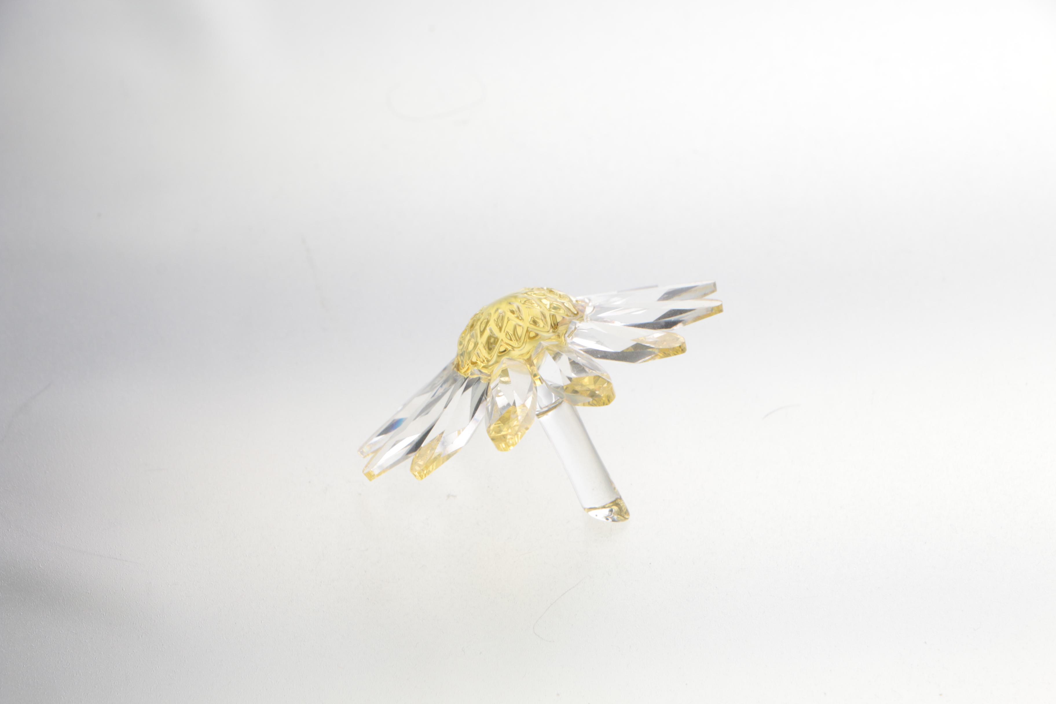 Swarovski Marguerite Daisy Flowers and Starfish Figurines