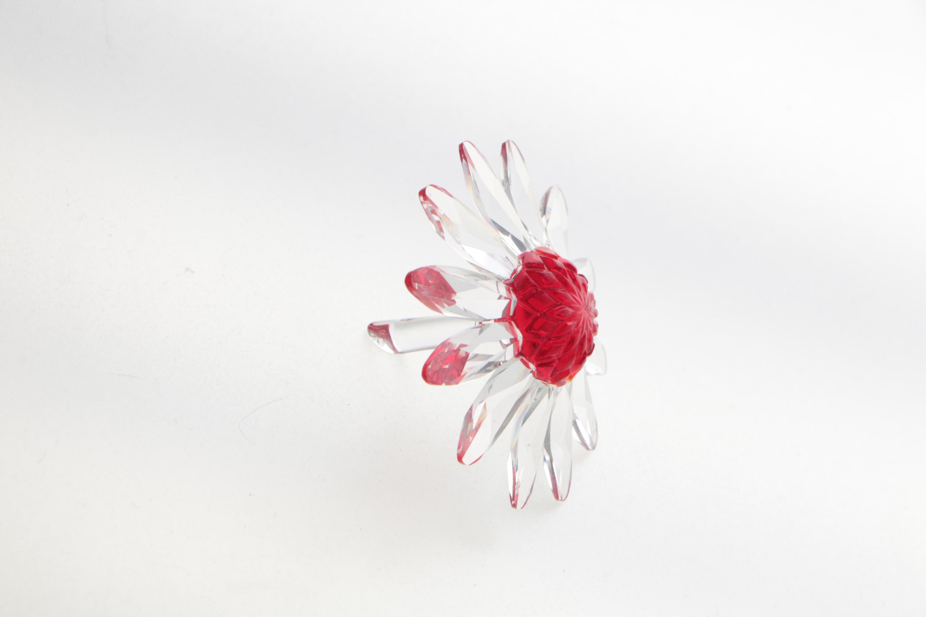 Swarovski Marguerite Daisy Flowers and Starfish Figurines