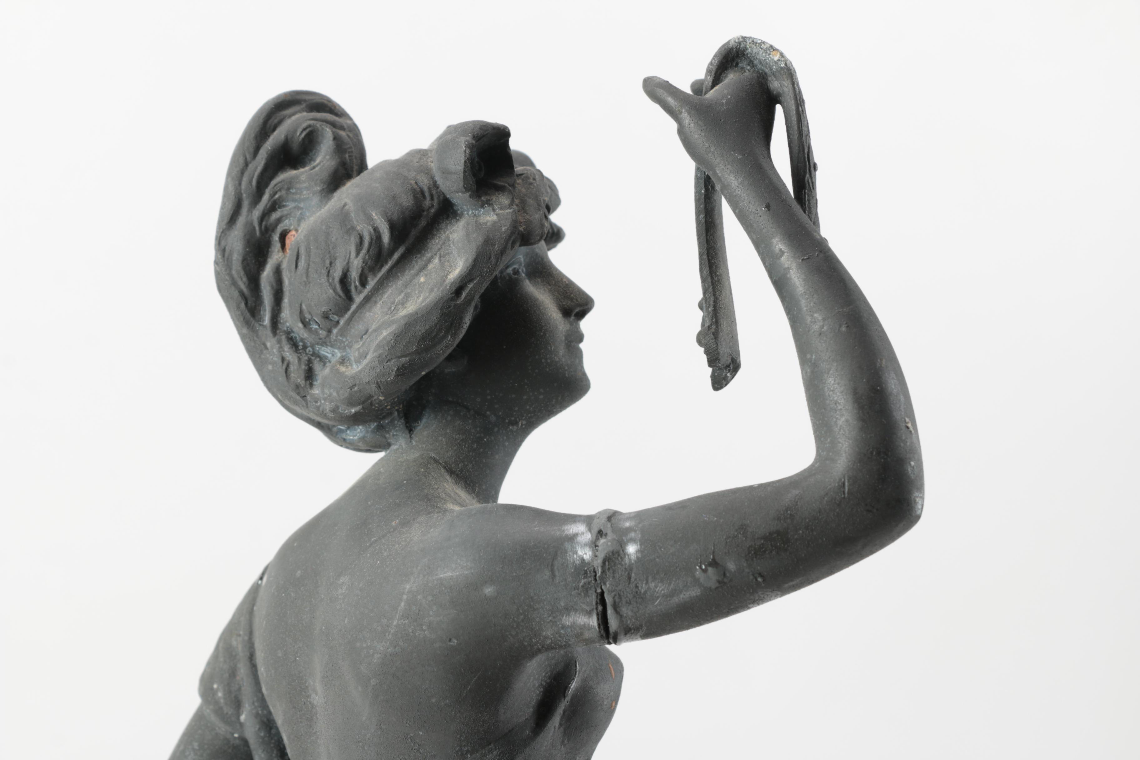 Antique French After Ernest Justin Ferrand Marble Mantel Clock