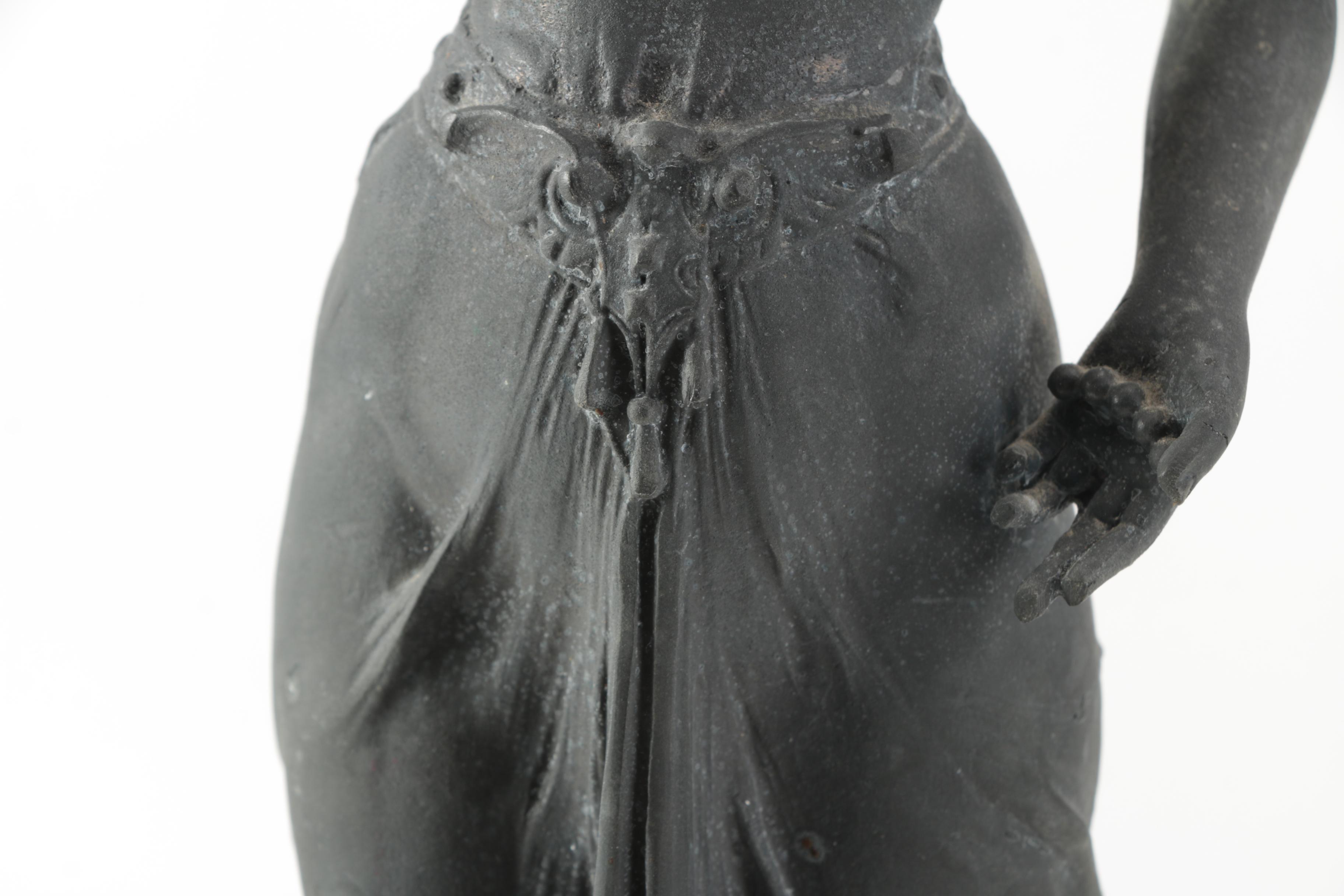 Antique French After Ernest Justin Ferrand Marble Mantel Clock