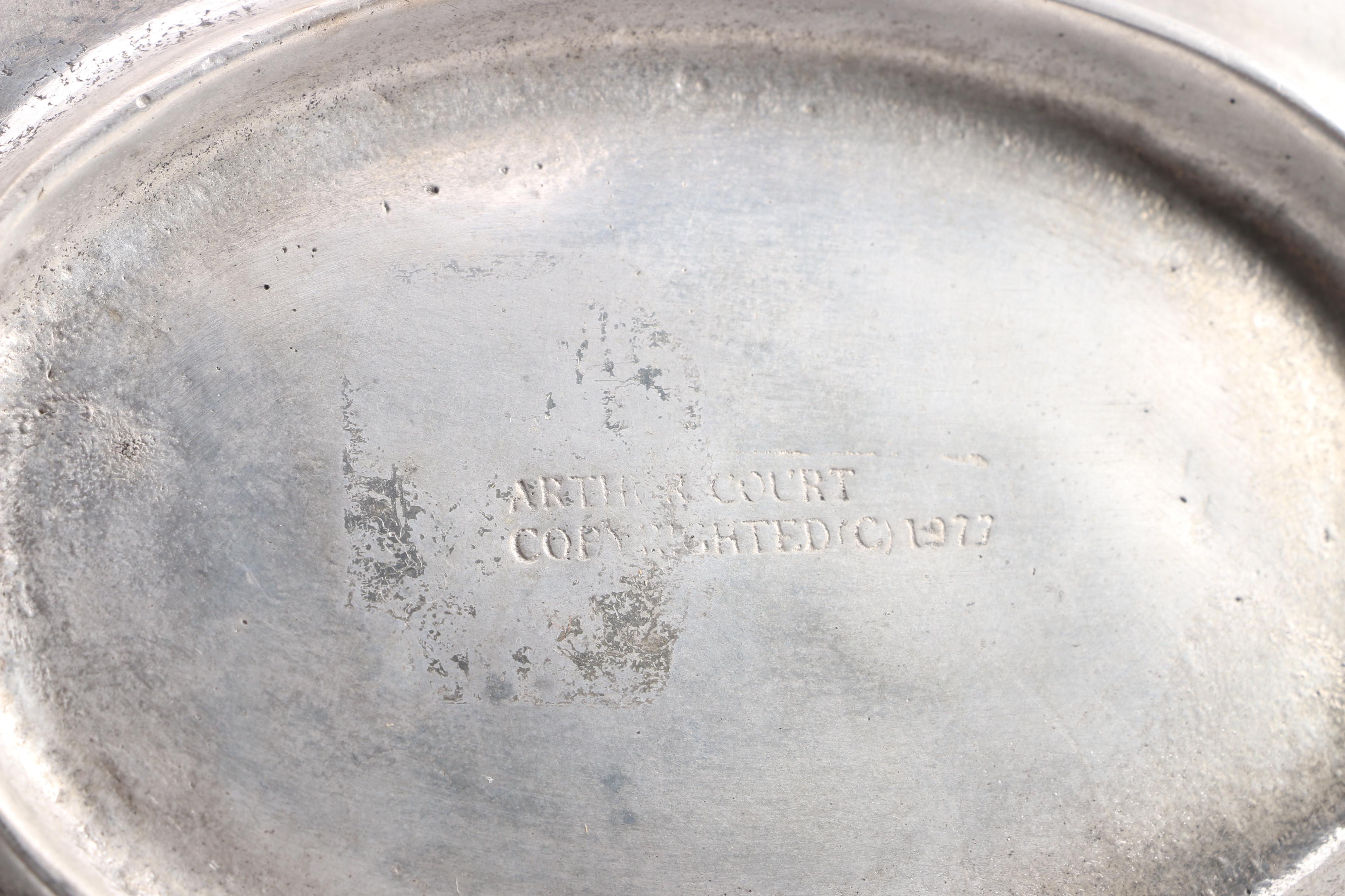 Arthur Court Metal Alloy Fish Platter