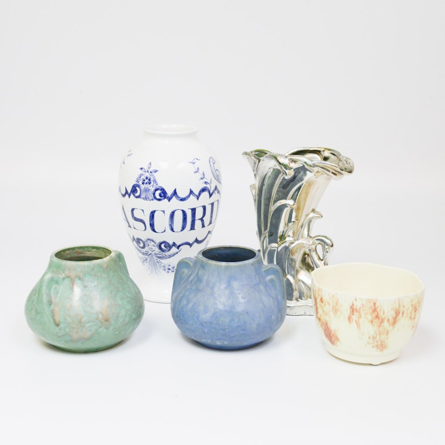 American Art Pottery with Brush-McCoy Vases