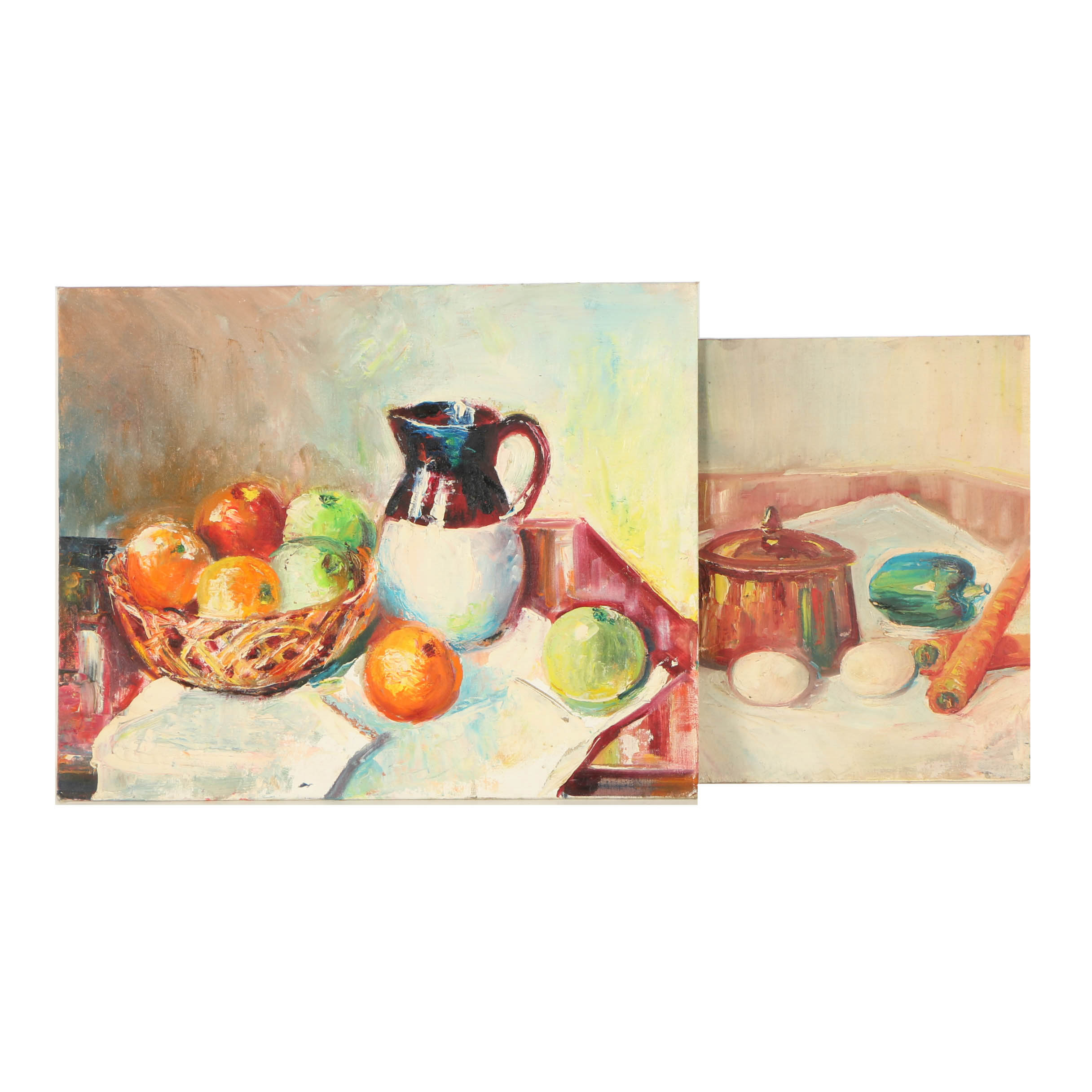 Two 20th Century Oil Paintings