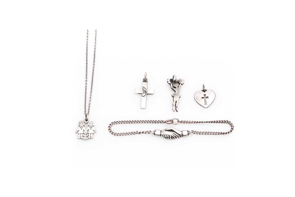 James Avery Sterling Silver Necklace, Bracelet, and Charms